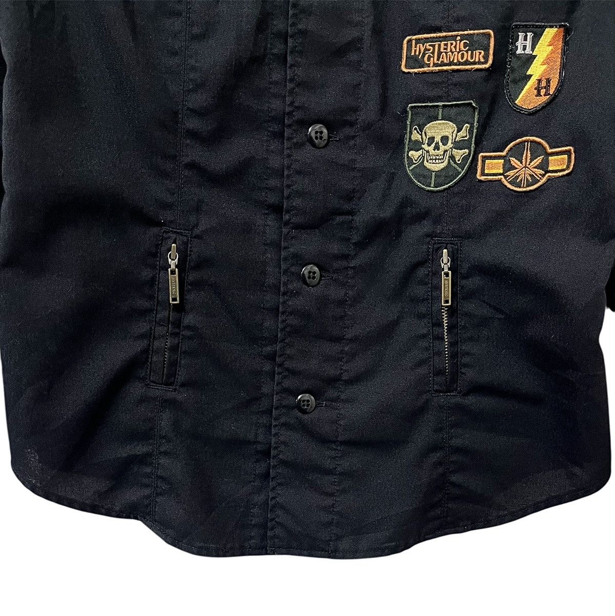 Hysteric Glamour HYSTERIC GLAMOUR DEBBIE HARRY MILITARY STYLE SAFARI SHIRT Size S / US 4 / IT 40 - 7 Thumbnail