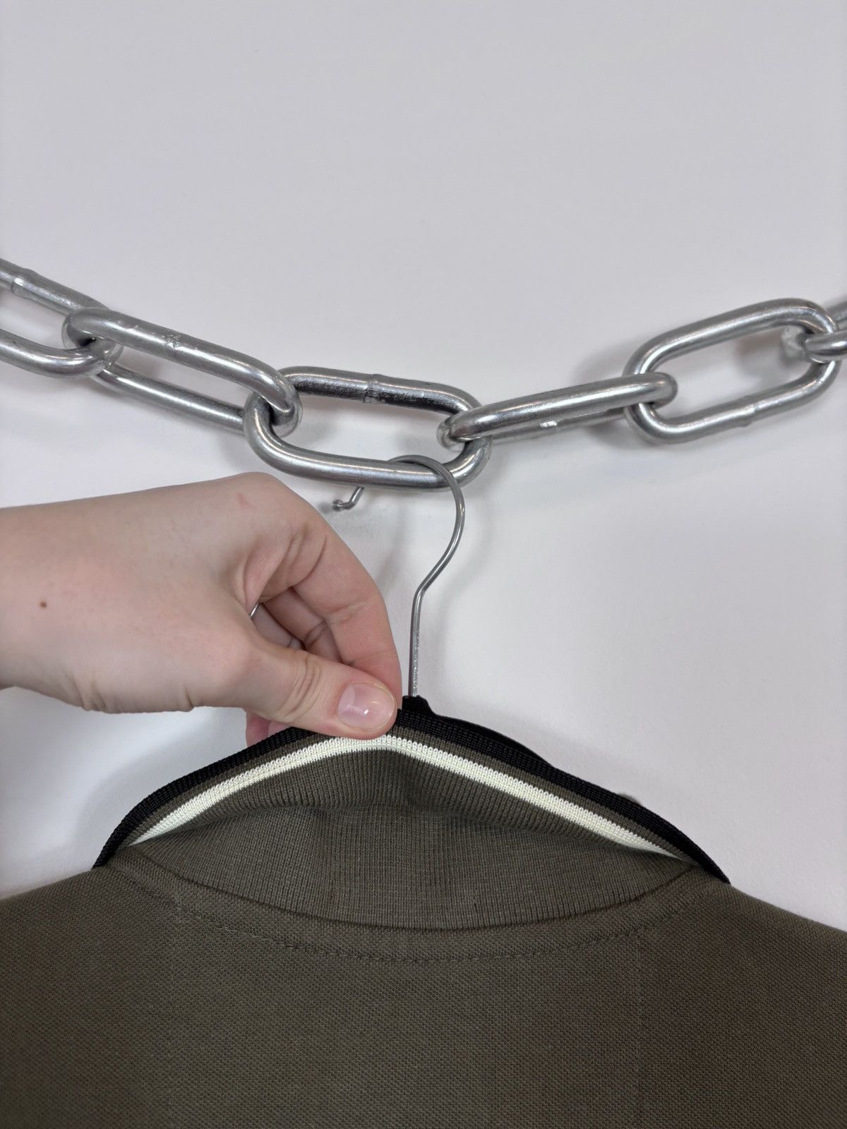 Weekend Offender Weekend Offender Men’s Khaki Long Sleeve Polo Shirt Size US S / EU 44-46 / 1 - 20 Thumbnail
