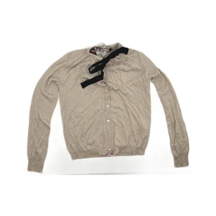 Max Mara Maxmara Lightweight Button-Up Knit Sweater 0079 Size S / US 4 / IT 40 - 1 Thumbnail