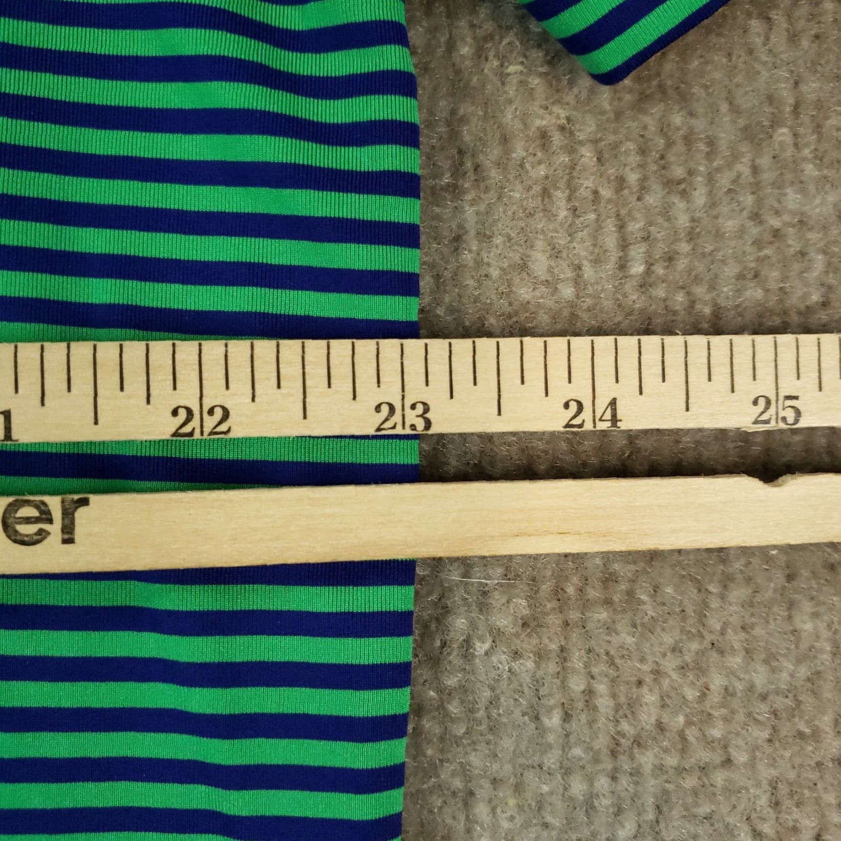 Ralph Lauren Polo Shirt Mens Large Blue Green Striped Short Sleeve Ralph Lauren RLX Size US L / EU 52-54 / 3 - 4 Thumbnail