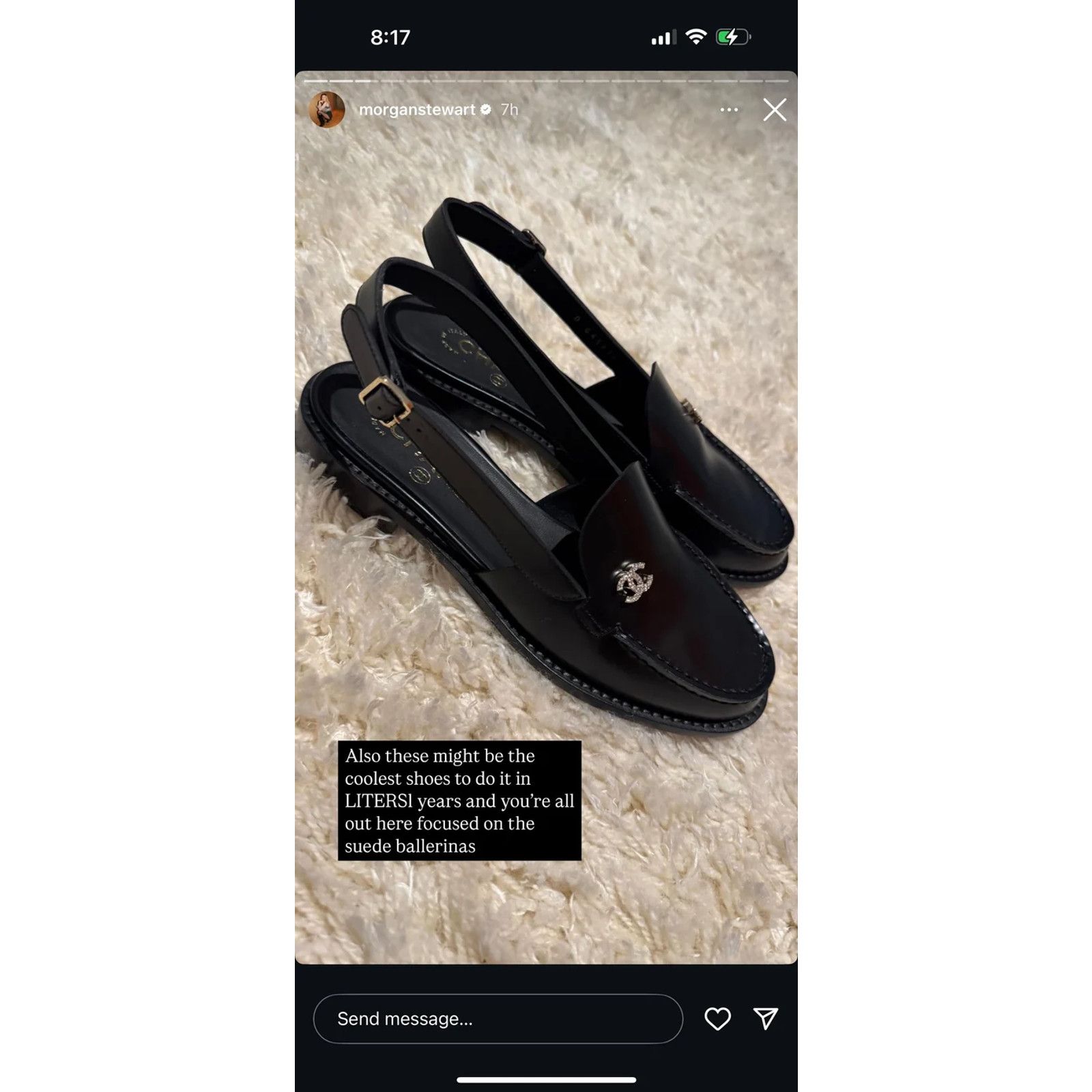 Chanel Chanel REV Black Leather CC Crystal Logo Coco Sling Size US 9 / IT 39 - 7 Thumbnail