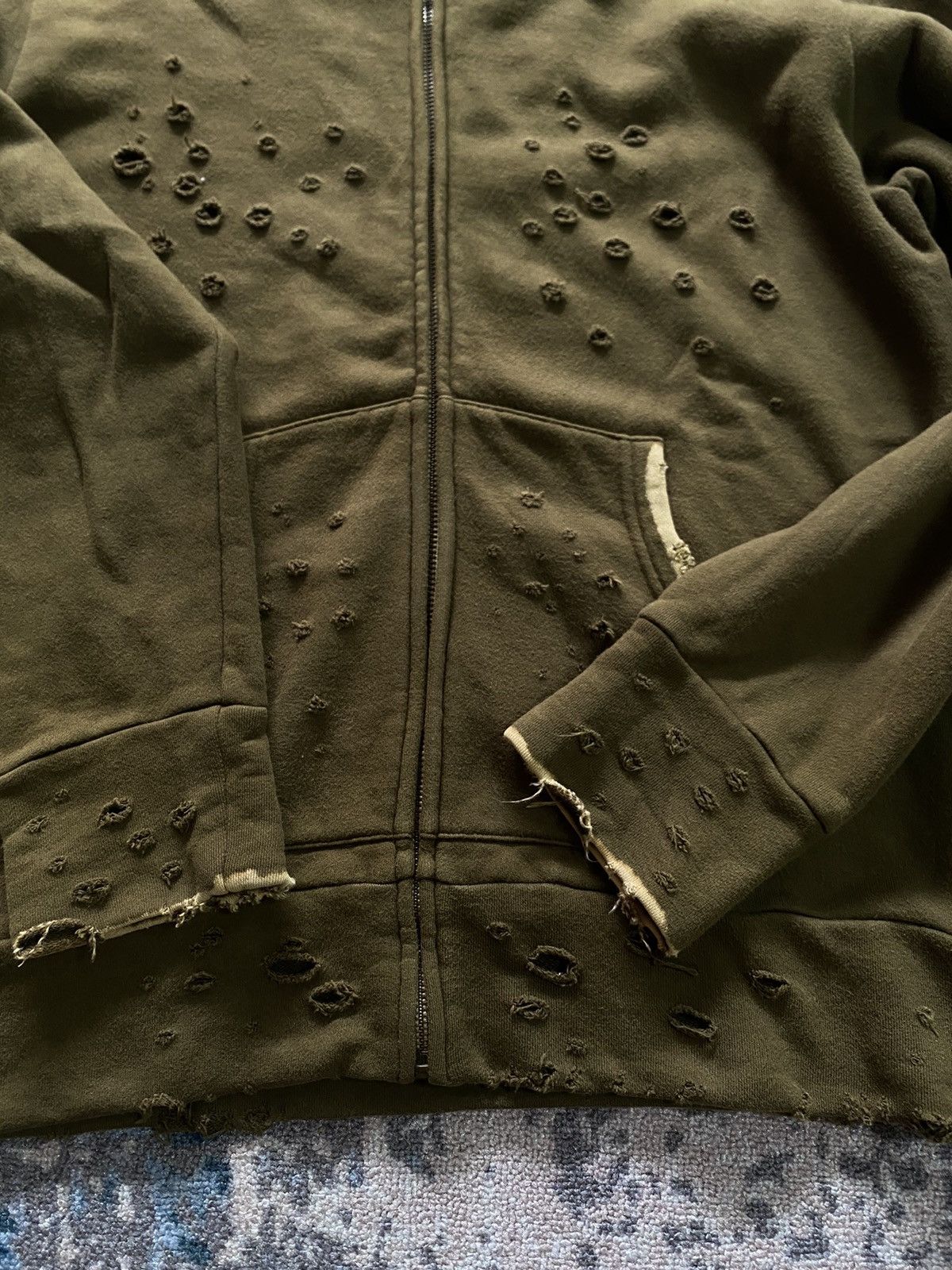 If Six Was Nine × Japanese Brand × Le Grande Bleu (L.G.B.) Japanes abahouse Distressed hoodie like numbernine Size US L / EU 52-54 / 3 - 3 Thumbnail