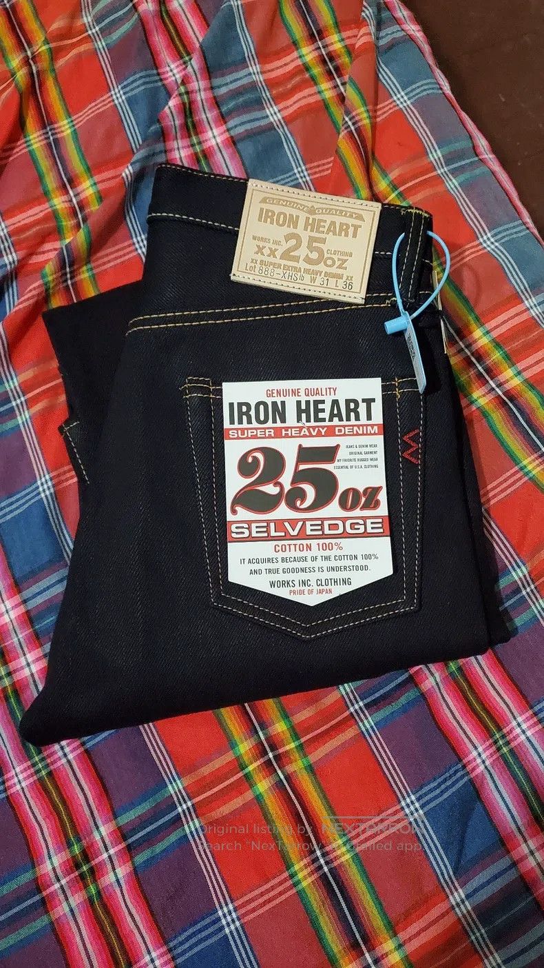Iron Heart Iron Heart Double-dyed heavy jeans Size US 30 / EU 46 - 3 Thumbnail