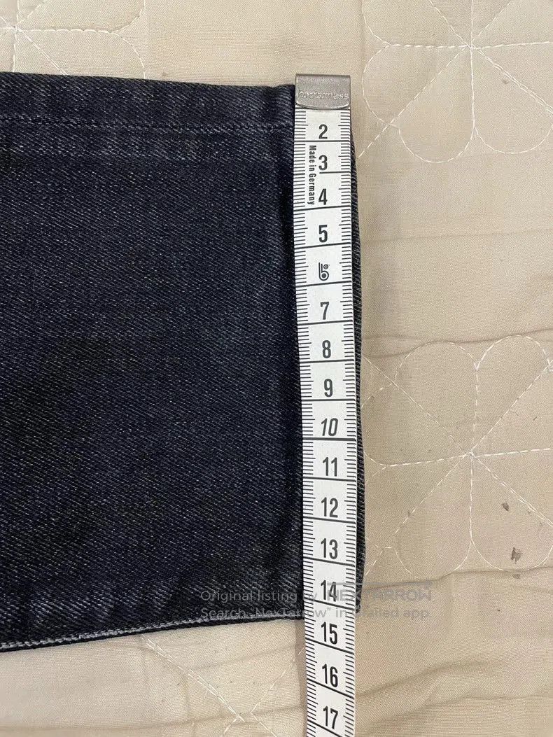 Saint Laurent Paris Saint Laurent D24 Black Denim Jeans. Size US 31 - 4 Thumbnail