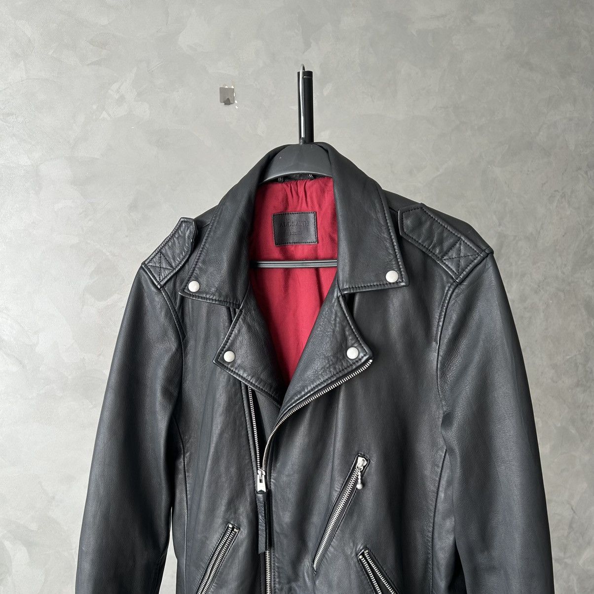 Allsaints 🔥Allsaints Leather Torrance Biker Jacket Size US M / EU 48-50 / 2 - 6 Thumbnail