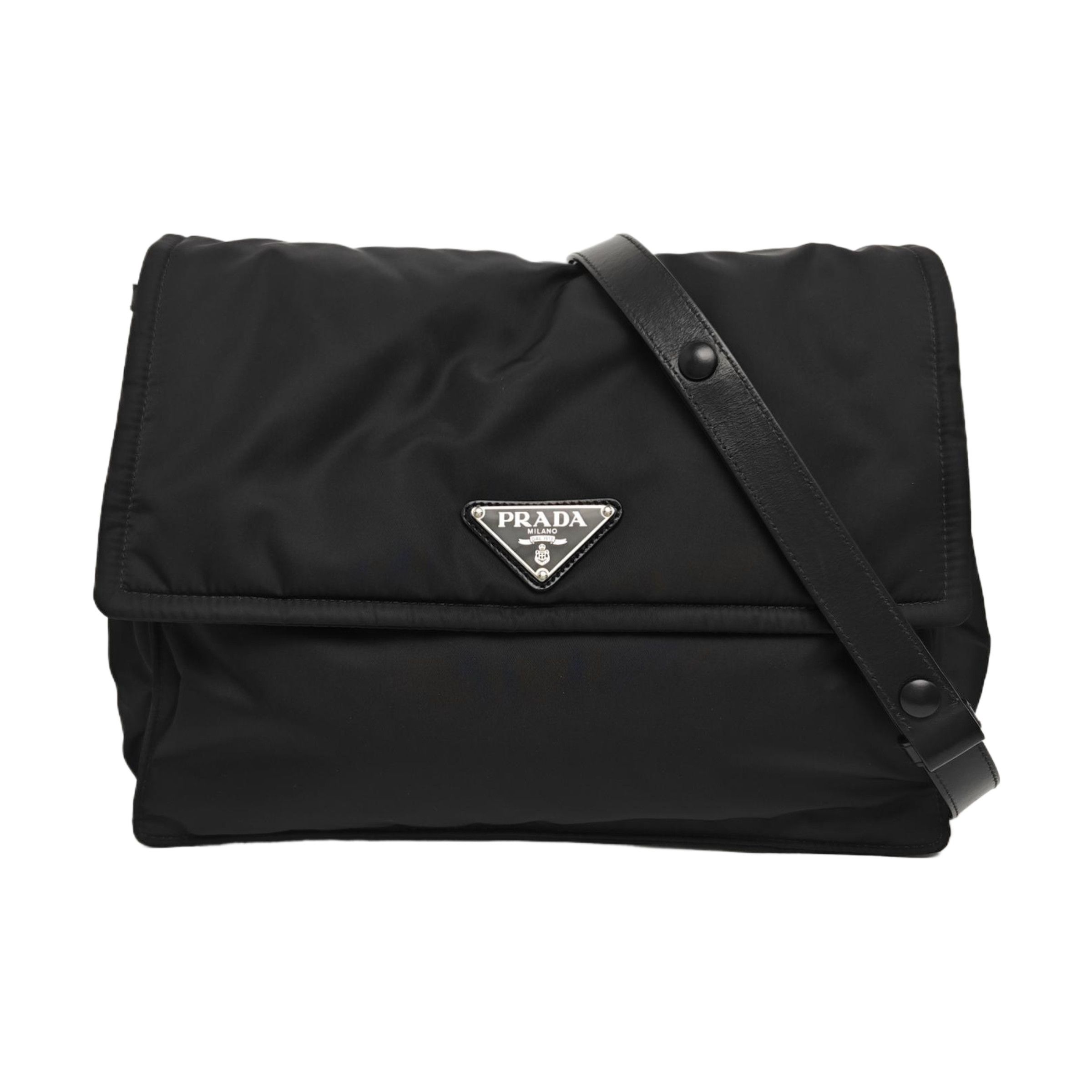 Prada Prada Nylon Logo Shoulder Bag Size ONE SIZE Size ONE SIZE - 1 Thumbnail