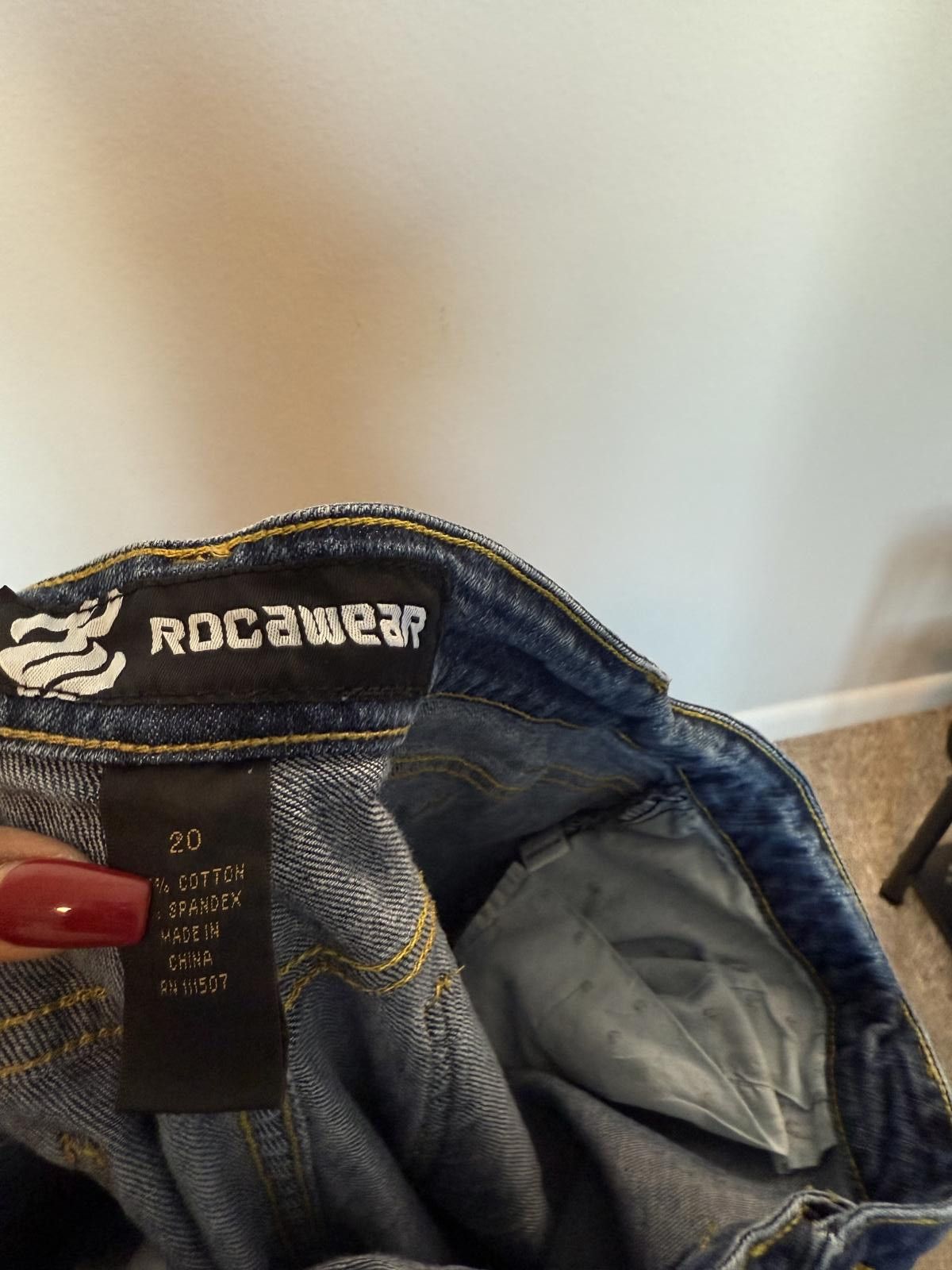 Rocawear Vintage RocaWear Denim Jeans size 20 Size 42" / US 20 - 4 Thumbnail