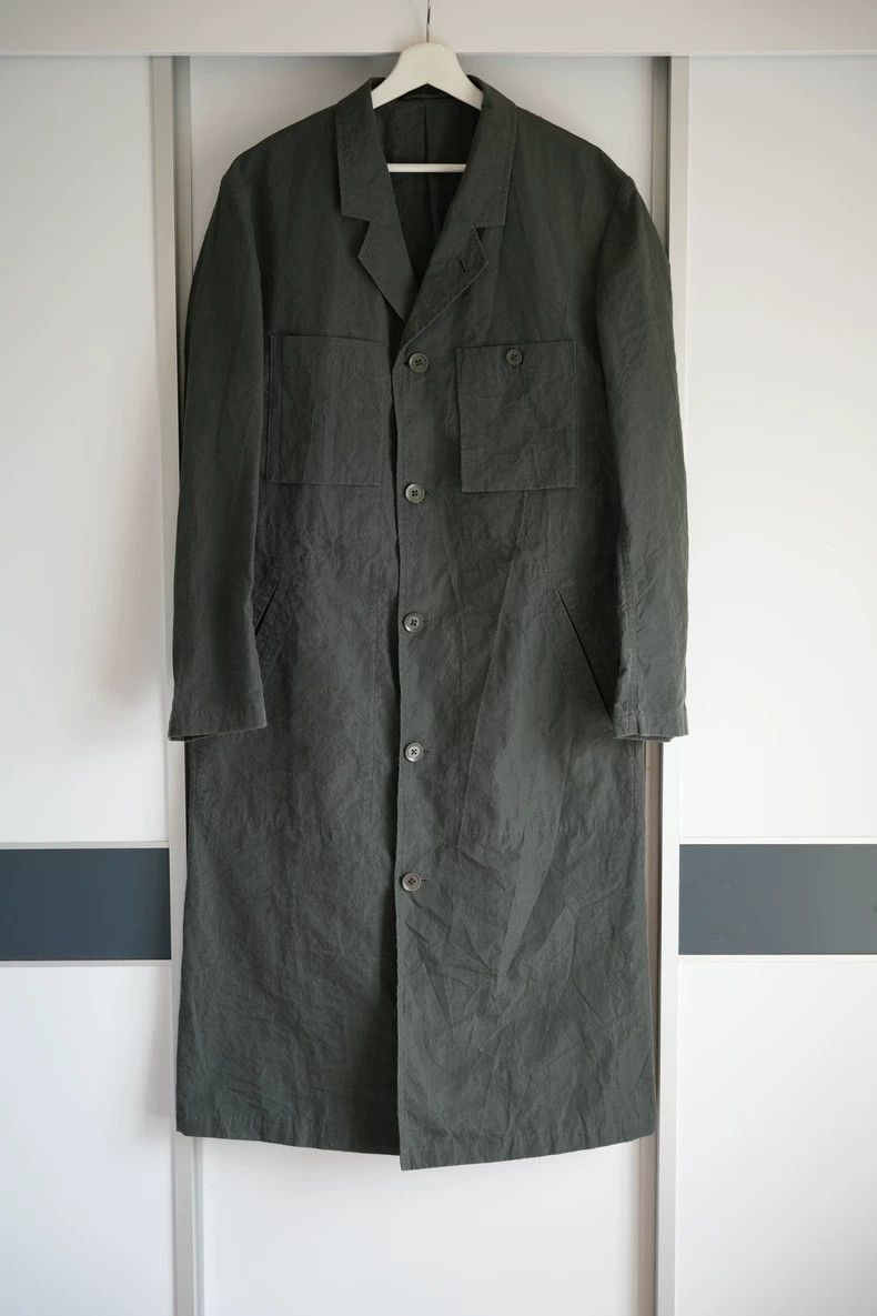 Yohji Yamamoto Yohji Yamamoto Yohji Yamamoto Metal Wire Utility Coat Size US M / EU 48-50 / 2 - 1 Thumbnail