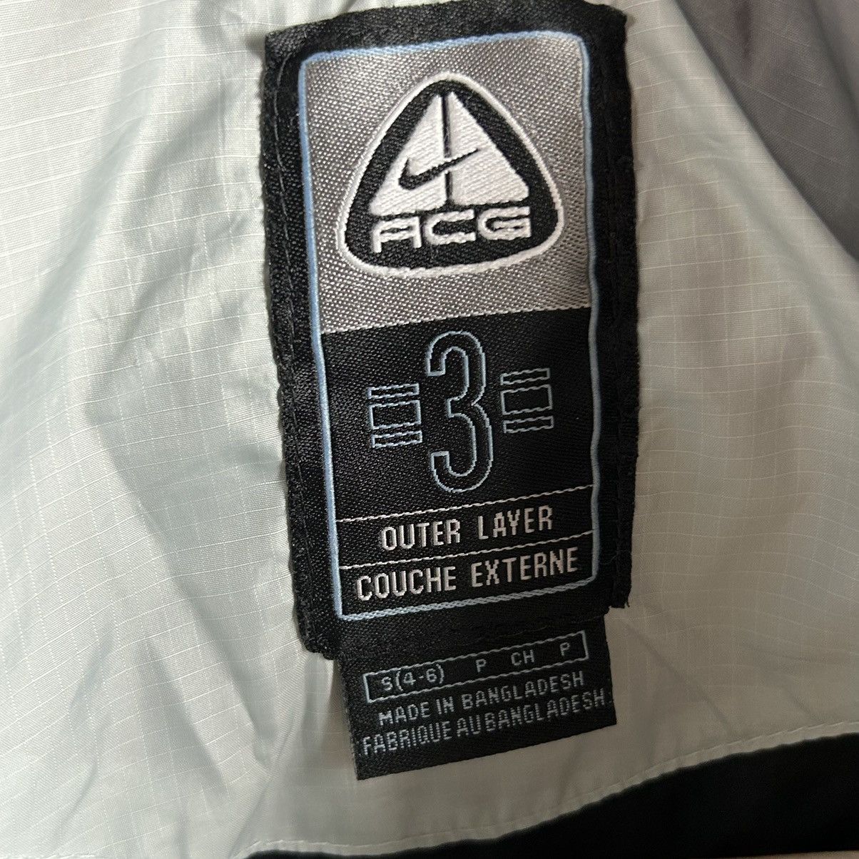 Nike × Nike ACG Nike ACG pattern jacket with zipped sleeves zip grey Size S / US 4 / IT 40 - 8 Thumbnail