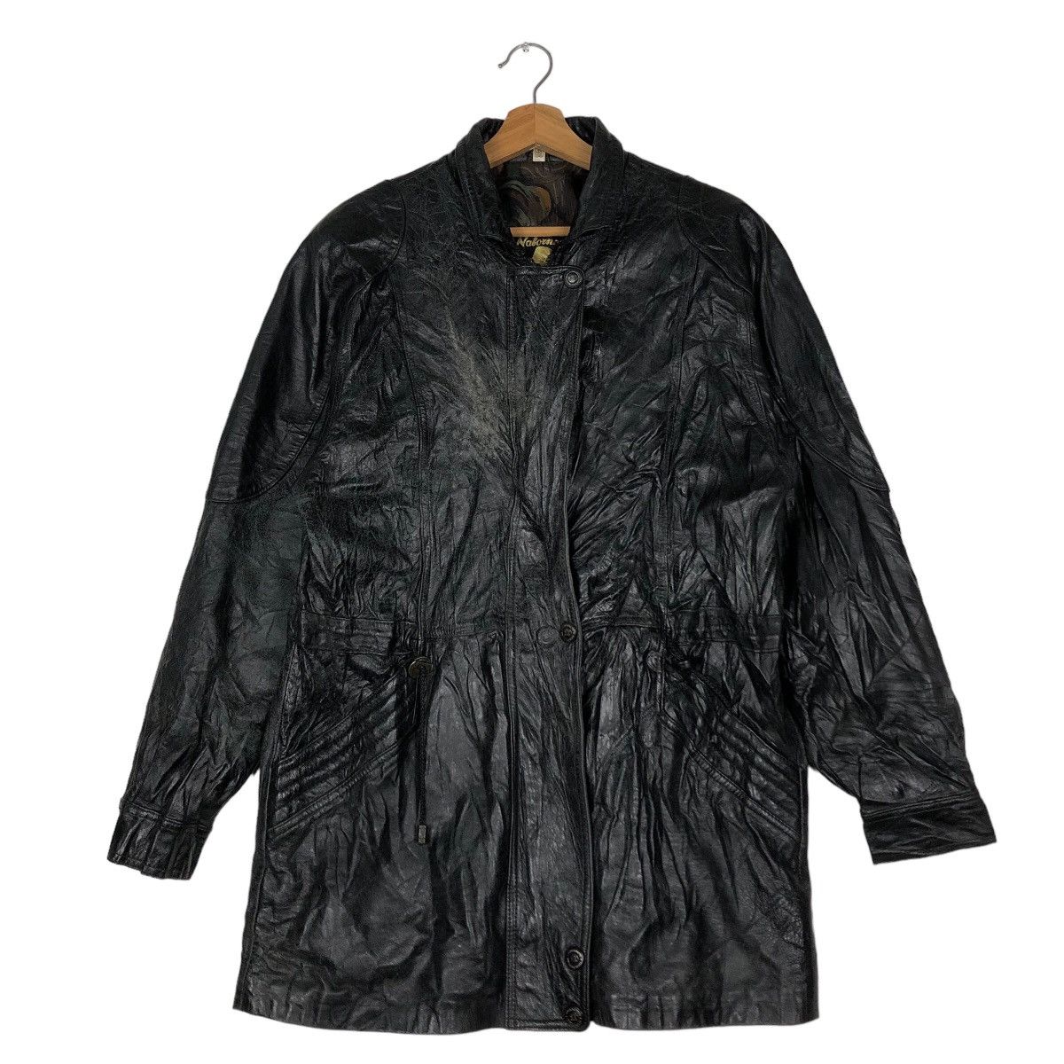 🔥Vtg Sheepskin Leather Jacket Nabornon Inspire Undercover