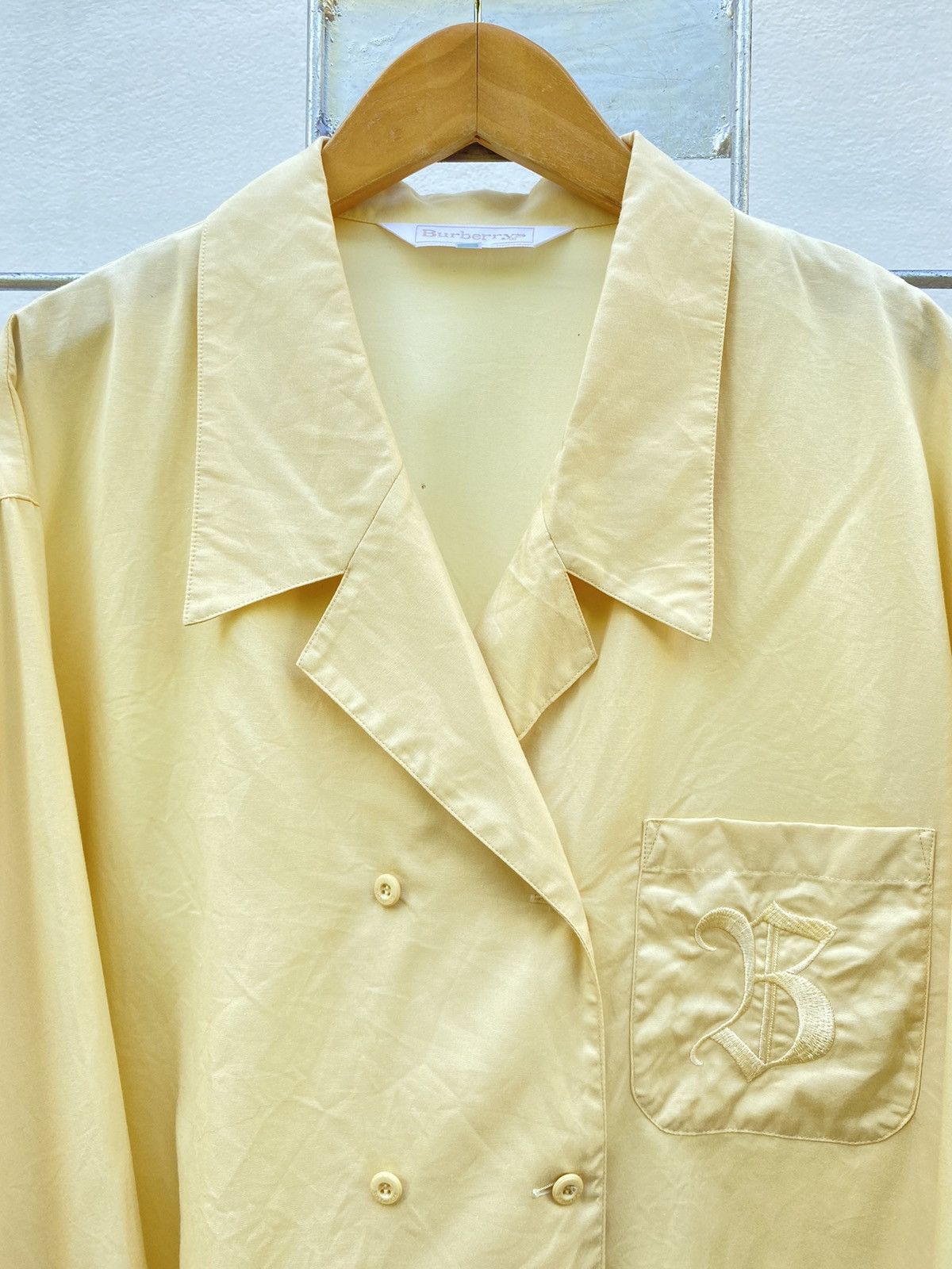 Burberry Burberry yellow long-sleeved shirt with front buttons Size M / US 6-8 / IT 42-44 - 13 Thumbnail