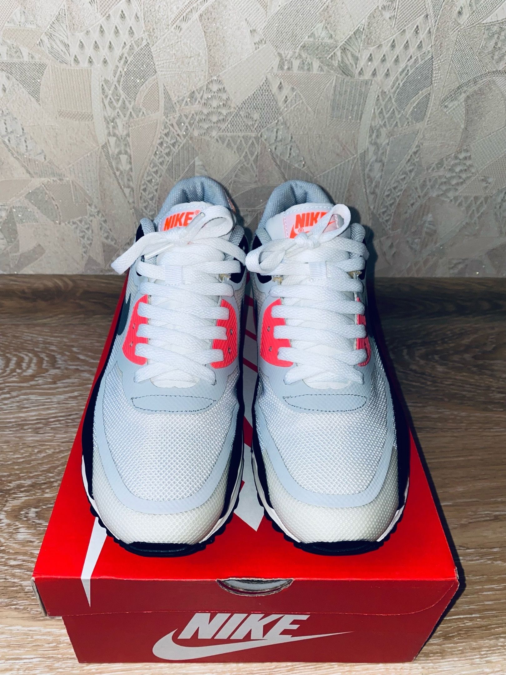 Nike × atmos NikeLab Air Max 90 Infrared Prm Tape 2014 Bw Fragment Parra Size US 10 / EU 43 - 9 Thumbnail