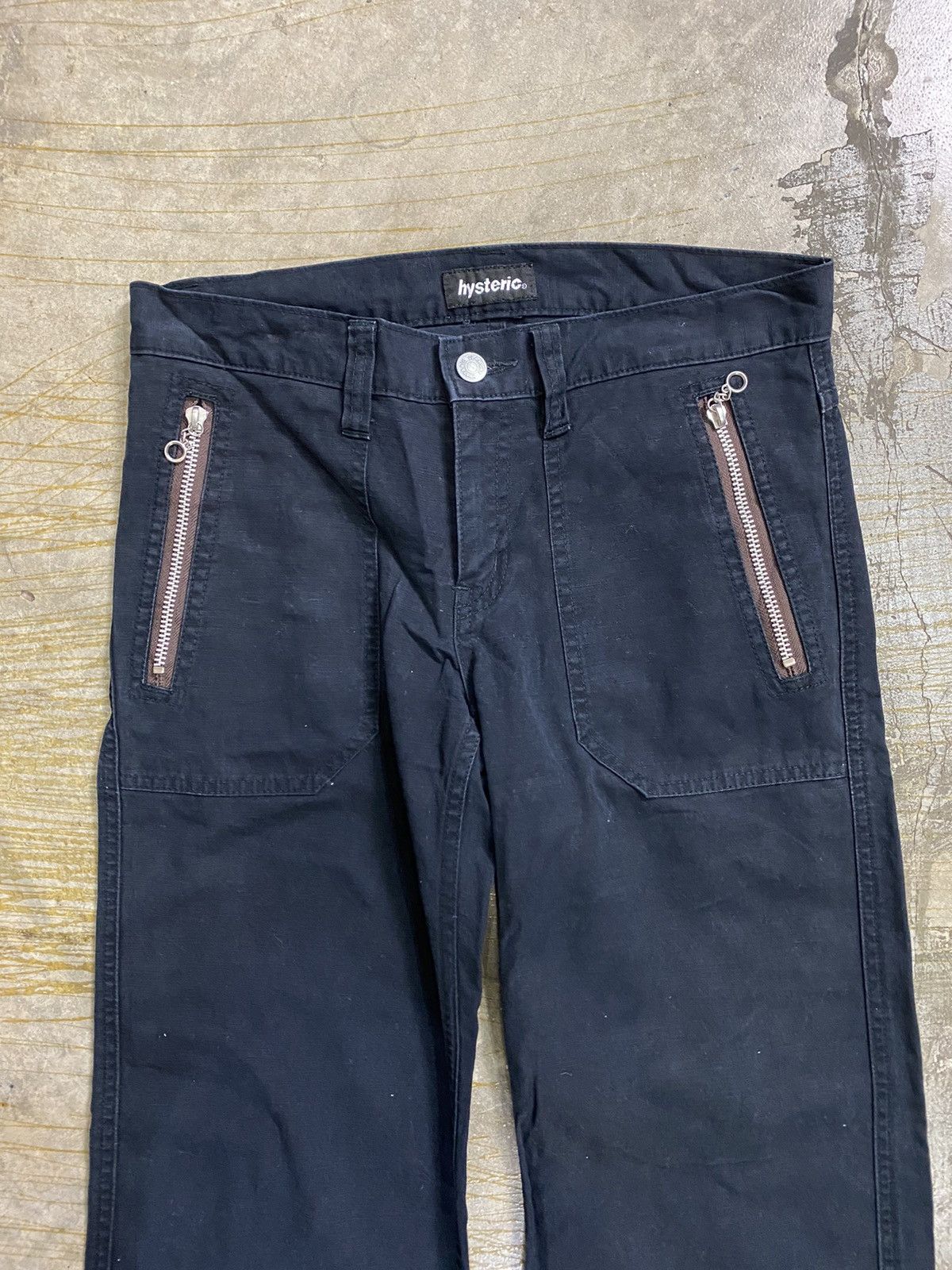 Hysteric Glamour 1990s Hysteric Hunting Zipper wide leg pants Size US 29 - 9 Thumbnail