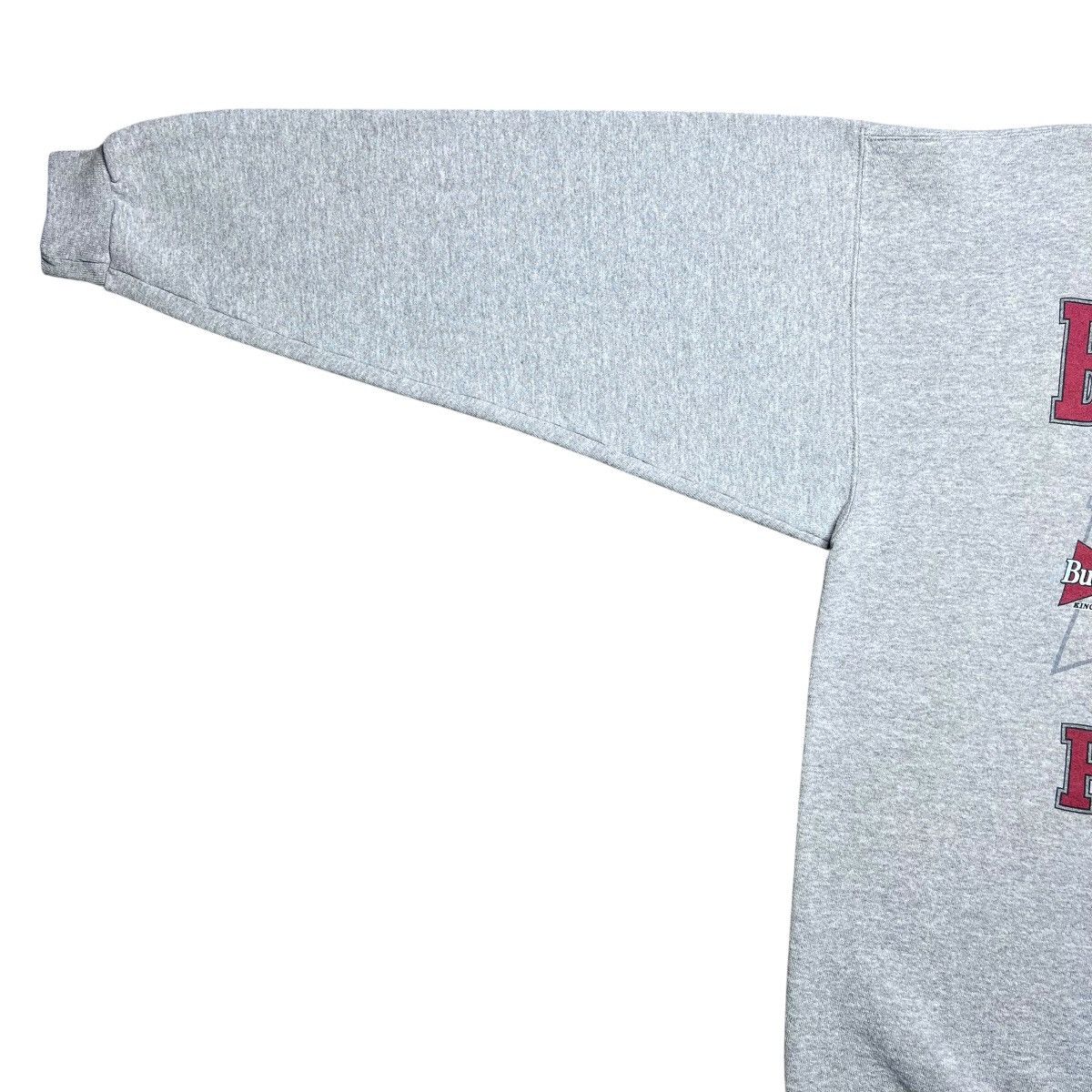 Budweiser Vintage 1990s Budweiser Beer Football Helmet Sweatshirt Size US XL / EU 56 / 4 - 8 Thumbnail