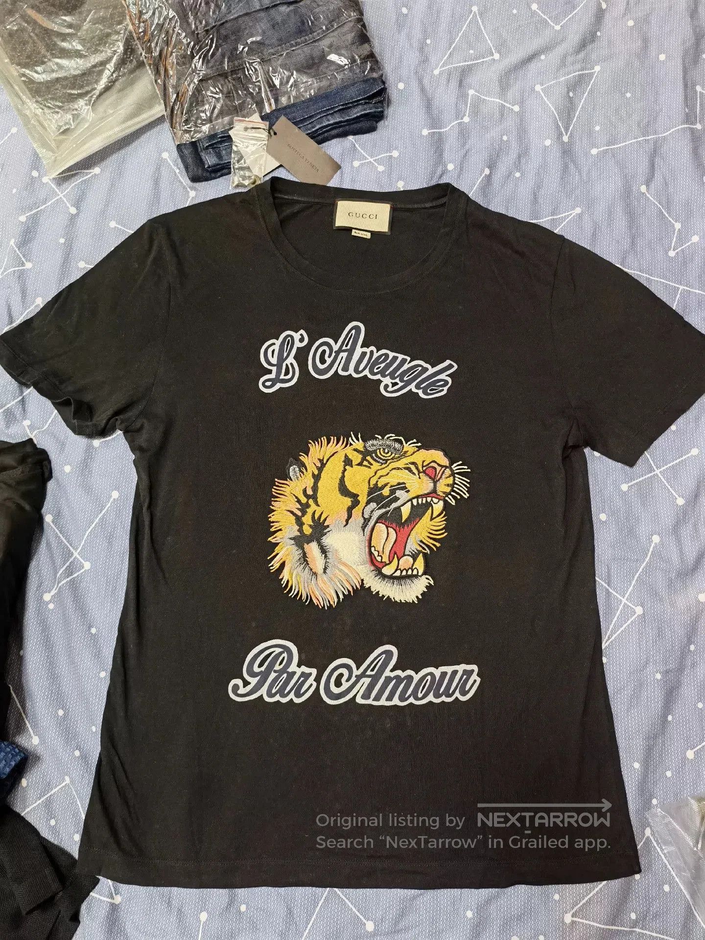 Gucci Gucci Tiger Head Classic Short Sleeve T-Shirt. Size US M / EU 48-50 / 2 - 1 Thumbnail