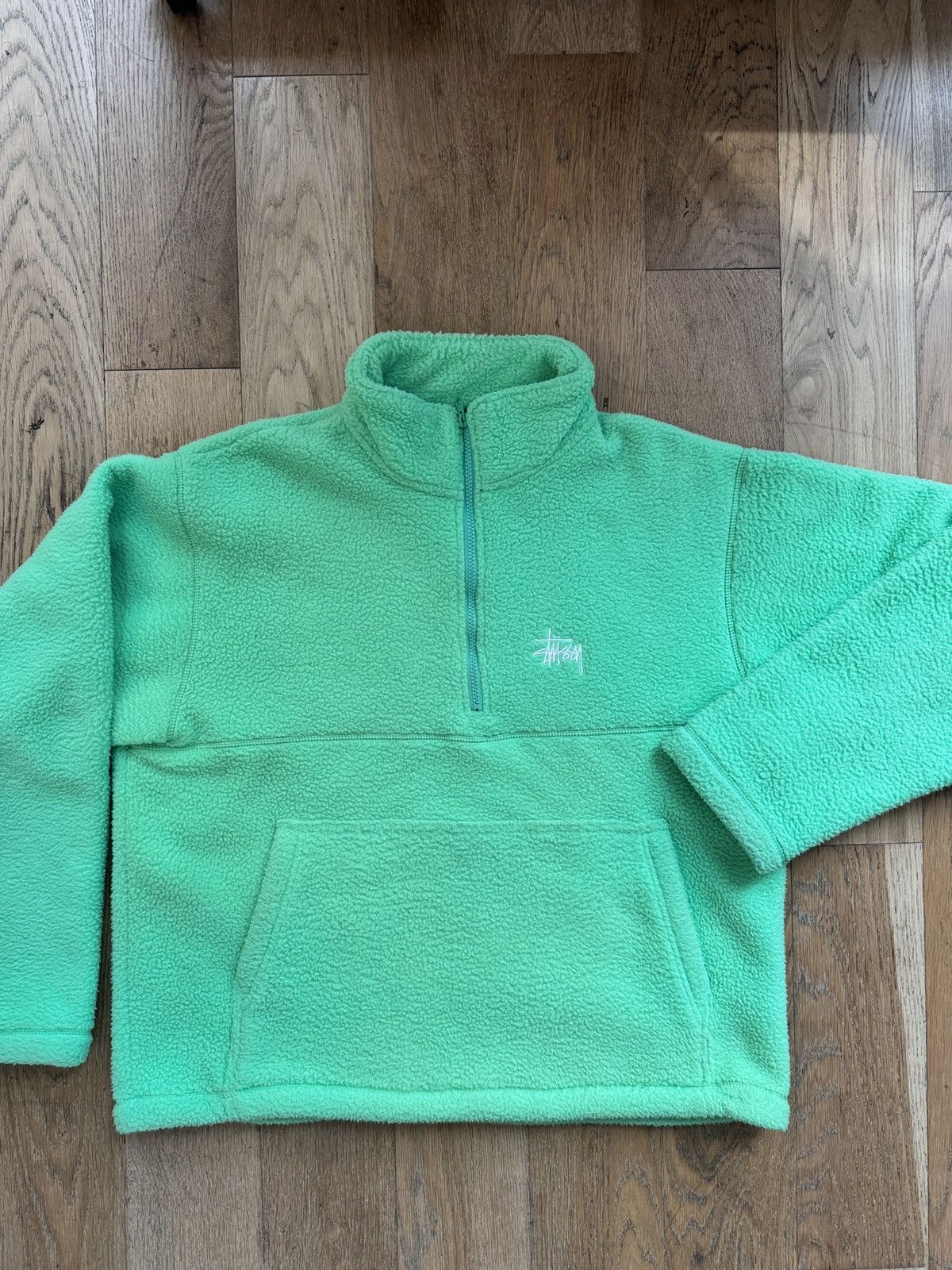 Stussy Stussy Mock Neck Melon Half Zip Size US S / EU 44-46 / 1 - 2 Thumbnail