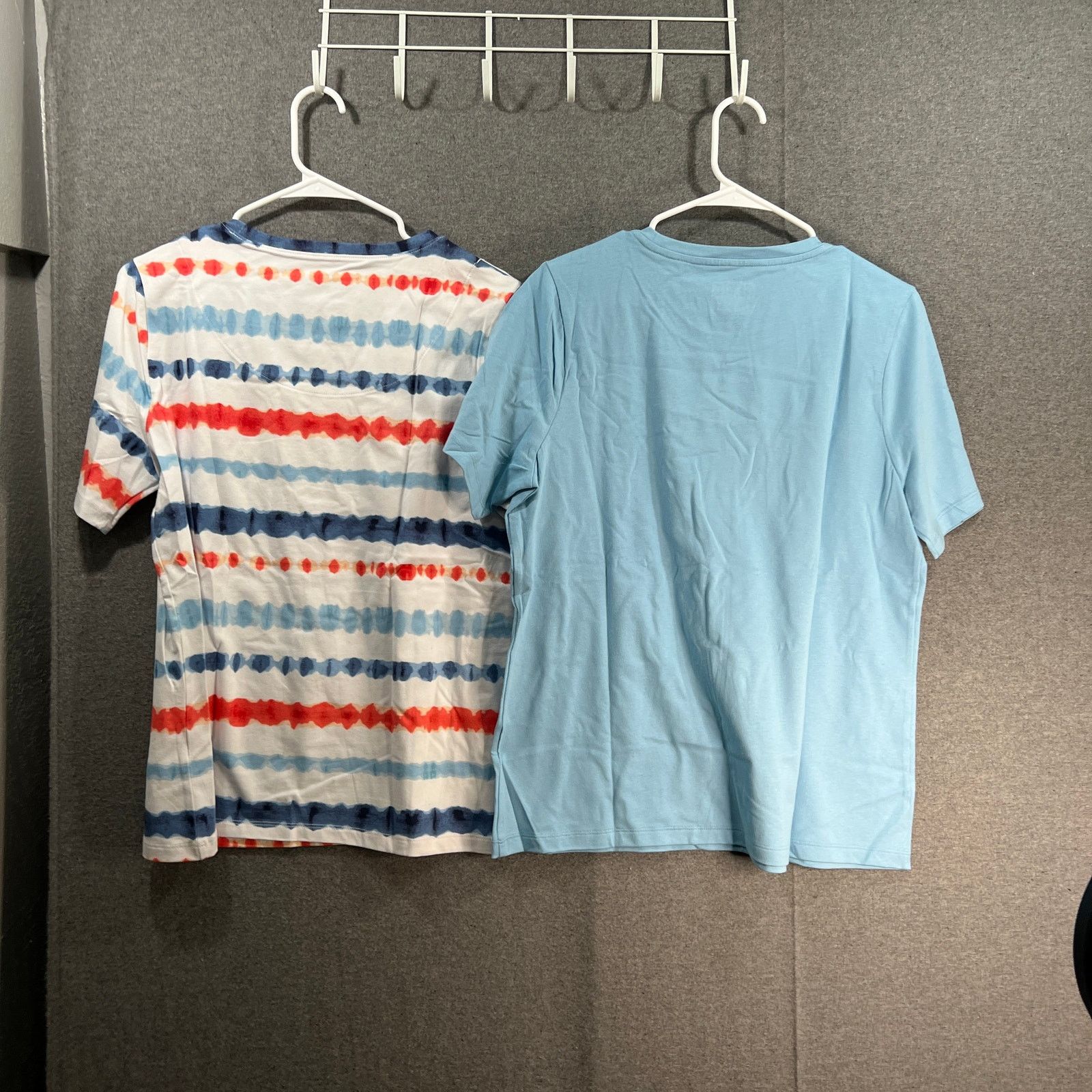 Denim & Co. Denim & Co. Pack of 2 Perfect Jersey Americana Tops Ameri Size M / US 6-8 / IT 42-44 - 2 Thumbnail
