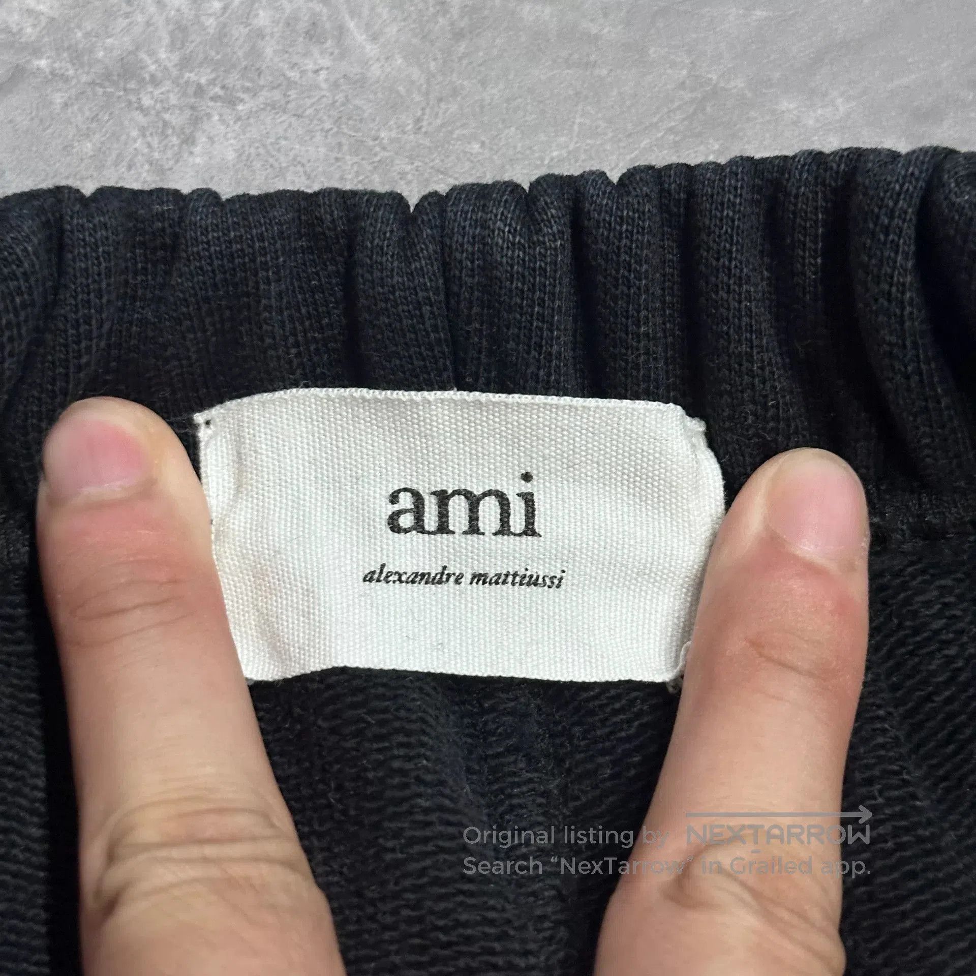 AMI AMI PARIS Black Heart Embroidered Shorts. Size US 28 / EU 44 - 4 Thumbnail