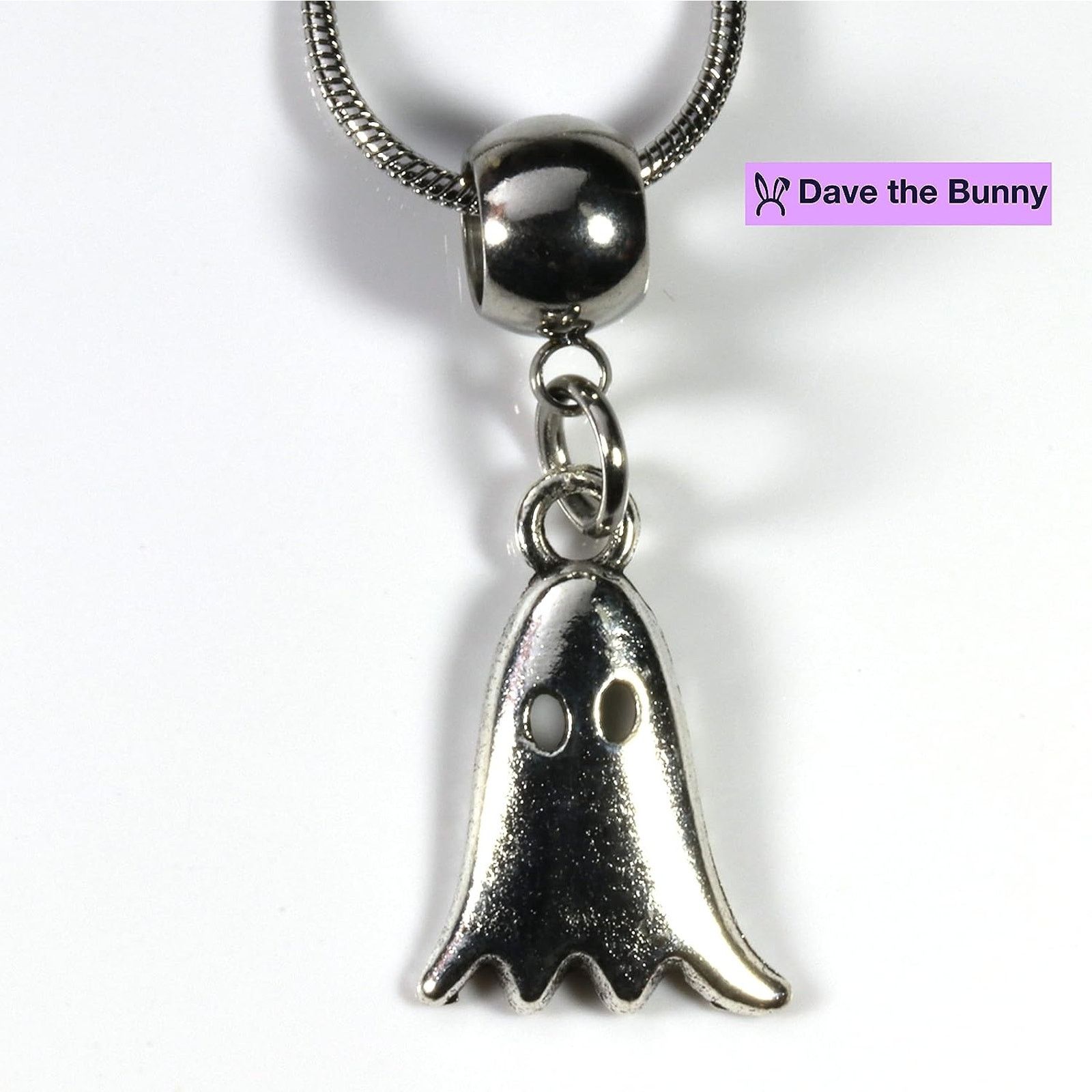 & Other Stories Ghost Necklace - Gothic Jewelry Spiritual Pendant Size ONE SIZE - 4 Thumbnail