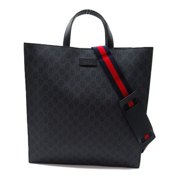 image of Gucci GG Supreme Tote Bag in Black, Women's