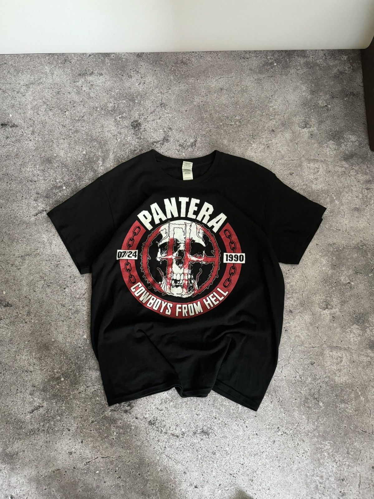 Band Tees × Vintage Vintage Pantera cowboys from hell t-shirt Size US L / EU 52-54 / 3 - 1 Thumbnail