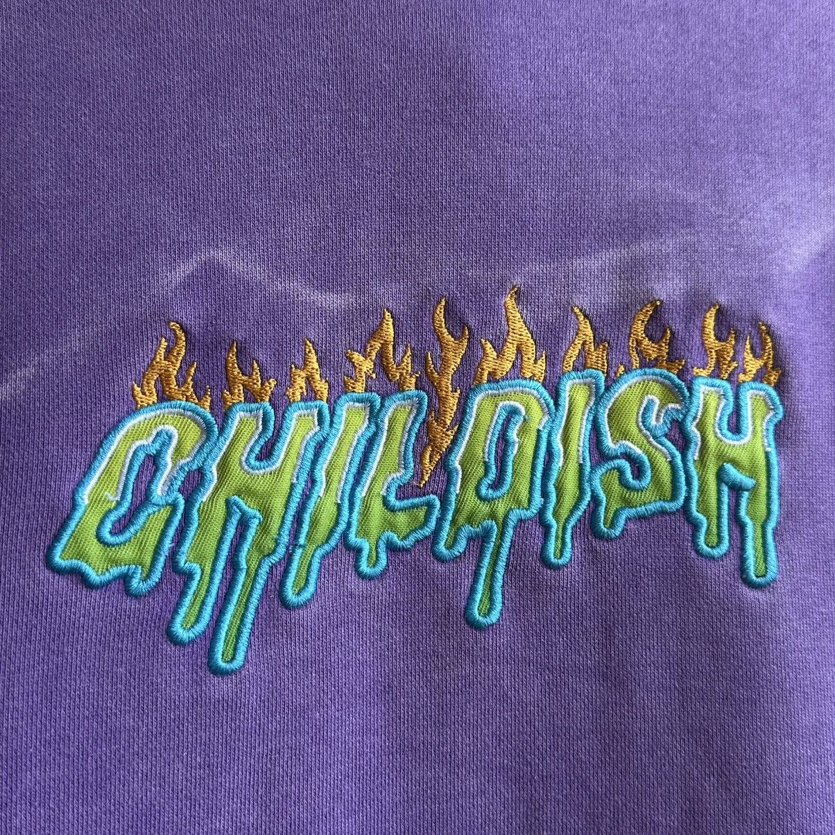 CHILDS VINTAGE 1995 CHILDISH ROBS MOTORS RACING PURPLE HOODIE Size US S / EU 44-46 / 1 - 8 Thumbnail