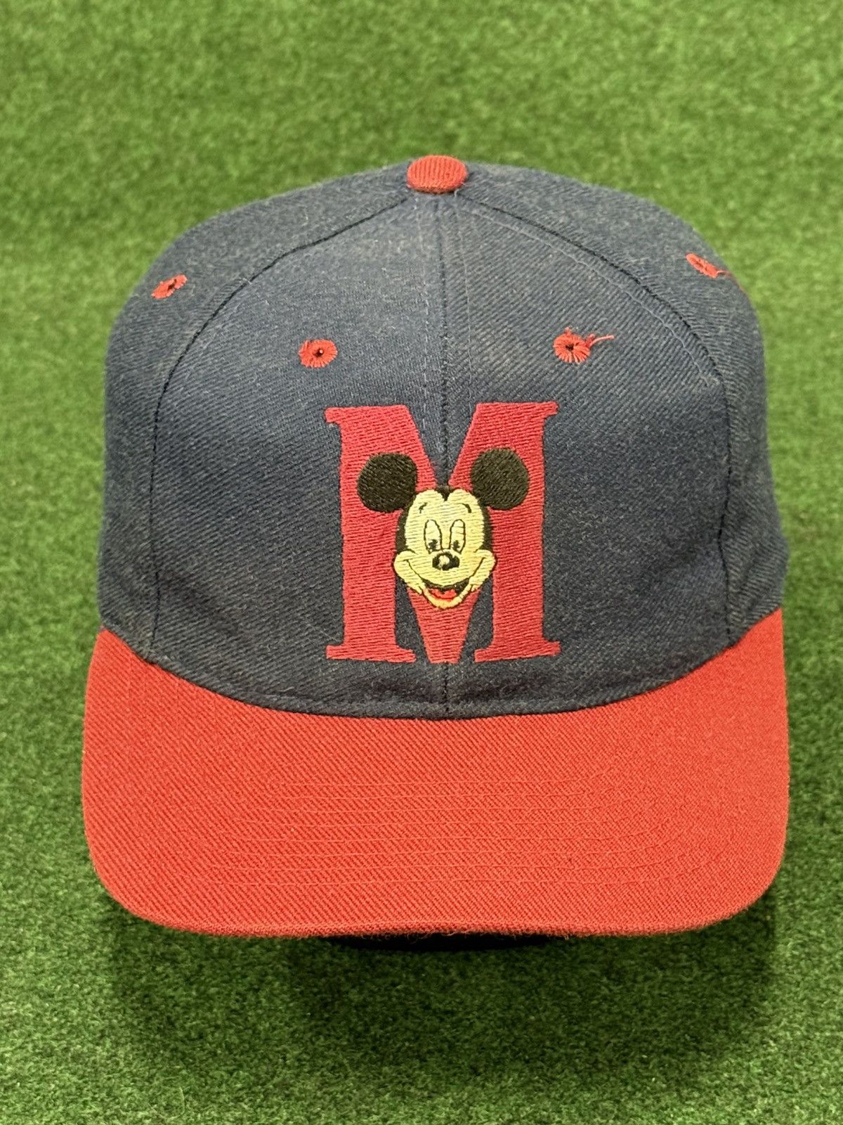 Disney Vintage Euro Disney Mickey Mouse Strapback Hat Size ONE SIZE - 1 Thumbnail