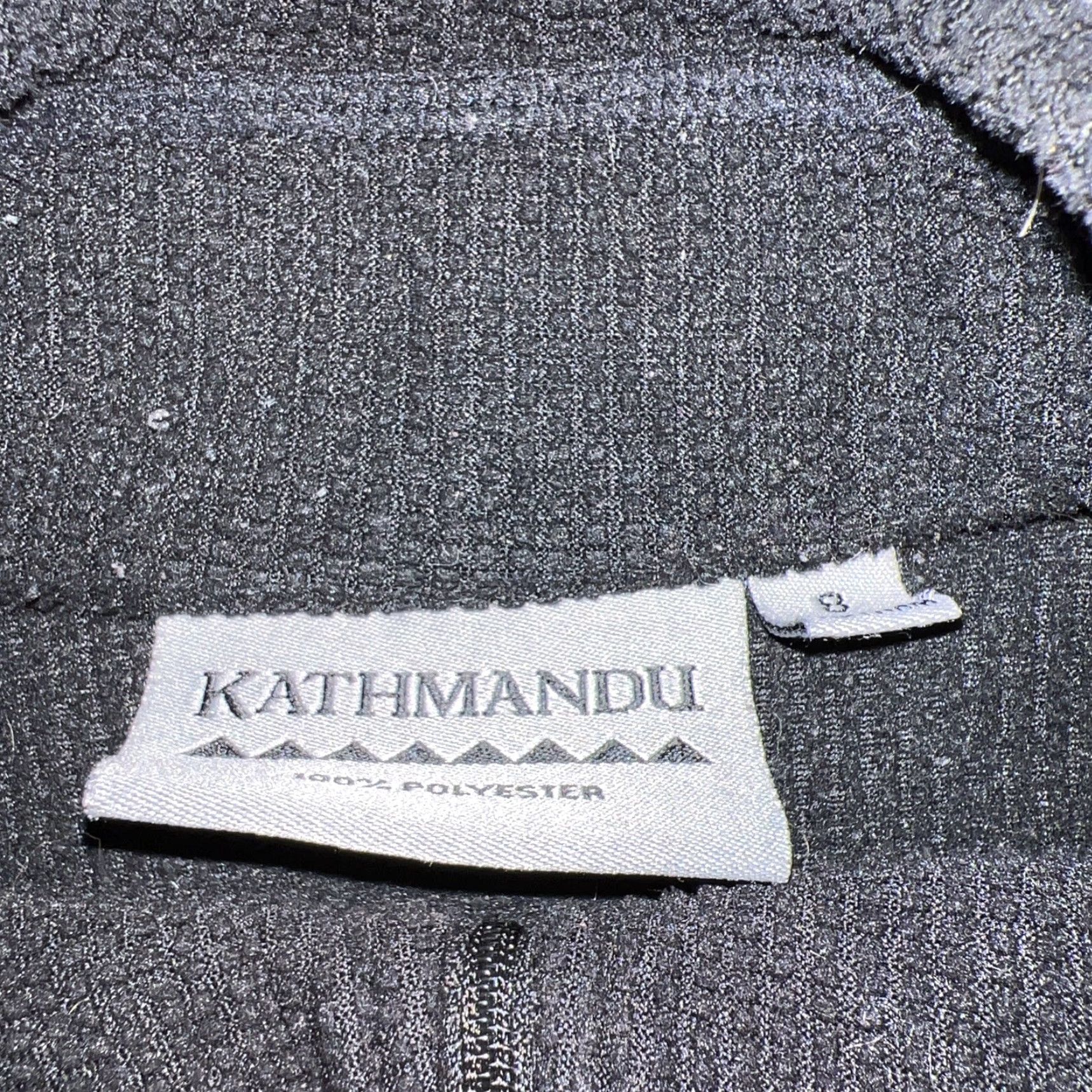 Kathmandu VINTAGE Kathmandu 100% Polyester Black Half Zip Pullover Thermal Womens Size M Black Women Shirt Size M / US 6-8 / IT 42-44 - 3 Thumbnail
