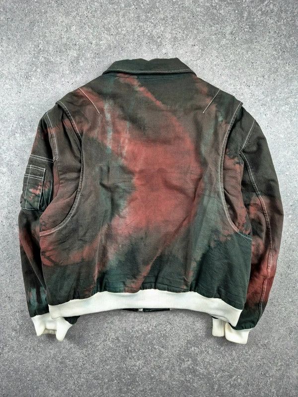 Gosha Rubchinskiy Gosha Rubchinskiy Men's Multi Tie-Dye Bomber Jacket Size M Size US M / EU 48-50 / 2 - 2 Thumbnail