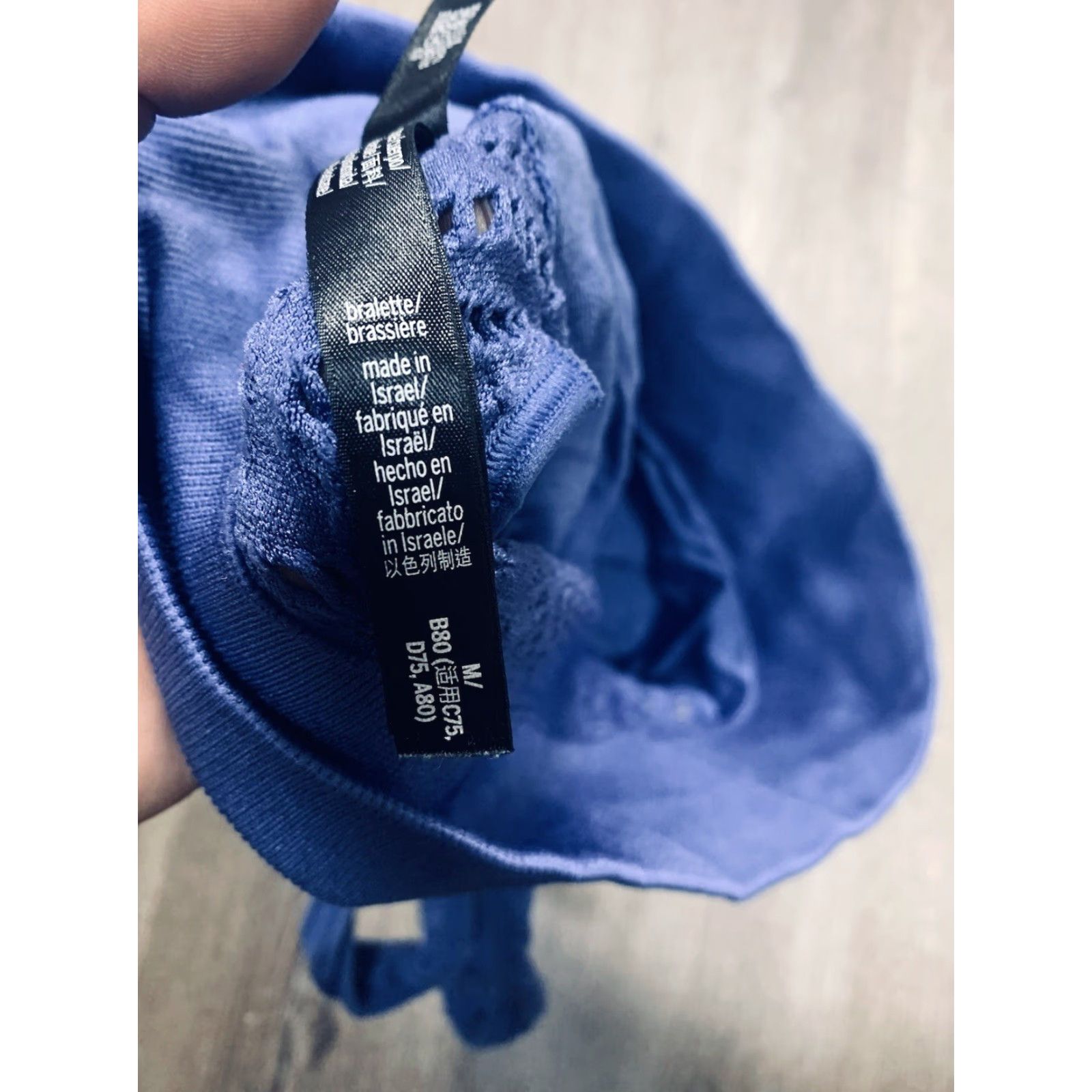 Victoria's Secret VINTAGE Victoria Sport Bralette Bra Medium Blue Racerback Size ONE SIZE - 3 Thumbnail