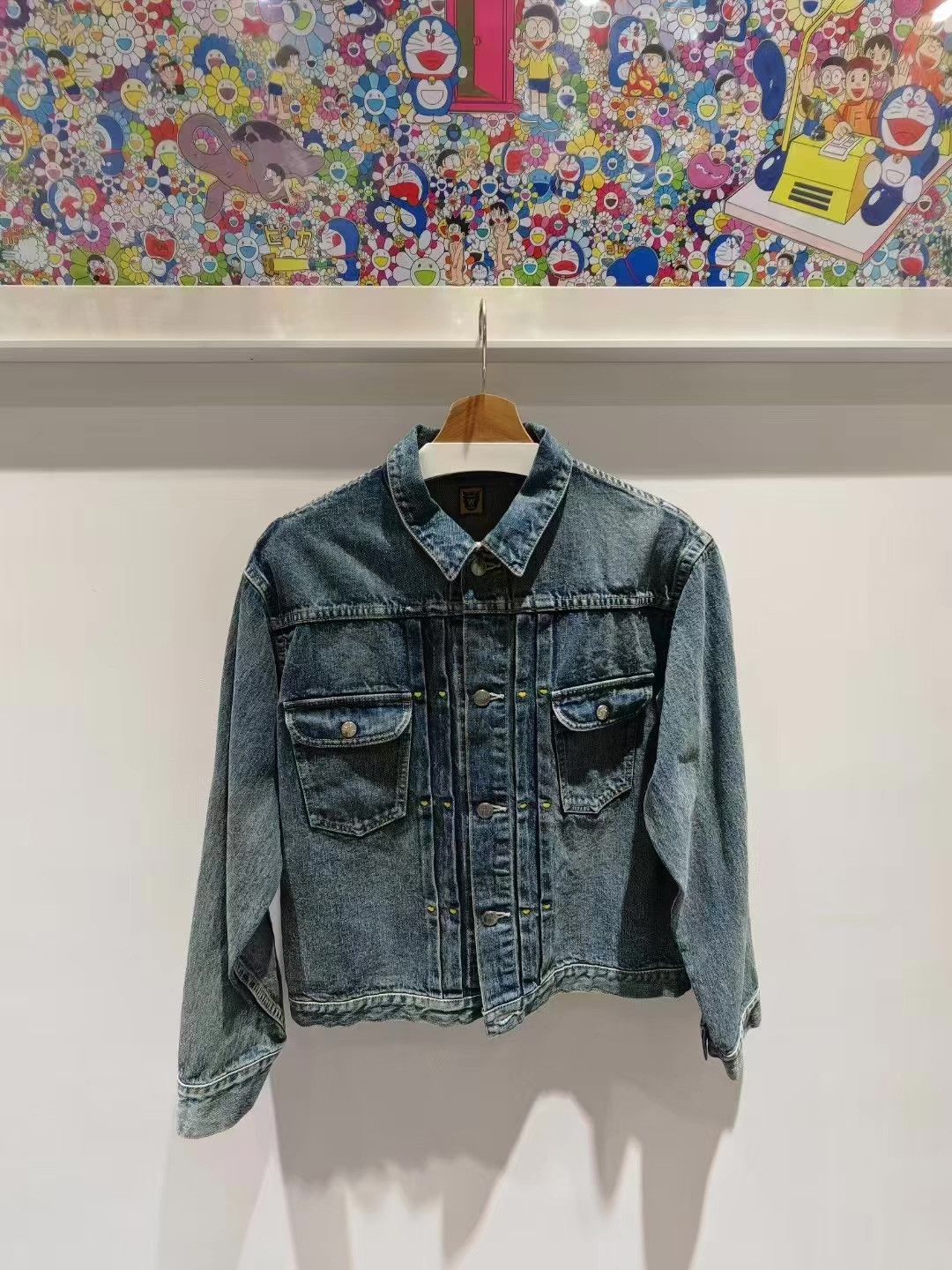 Human Made HUMAN MADE Heart Logo Denim Jacket Q15 Size US L / EU 52-54 / 3 - 1 Thumbnail