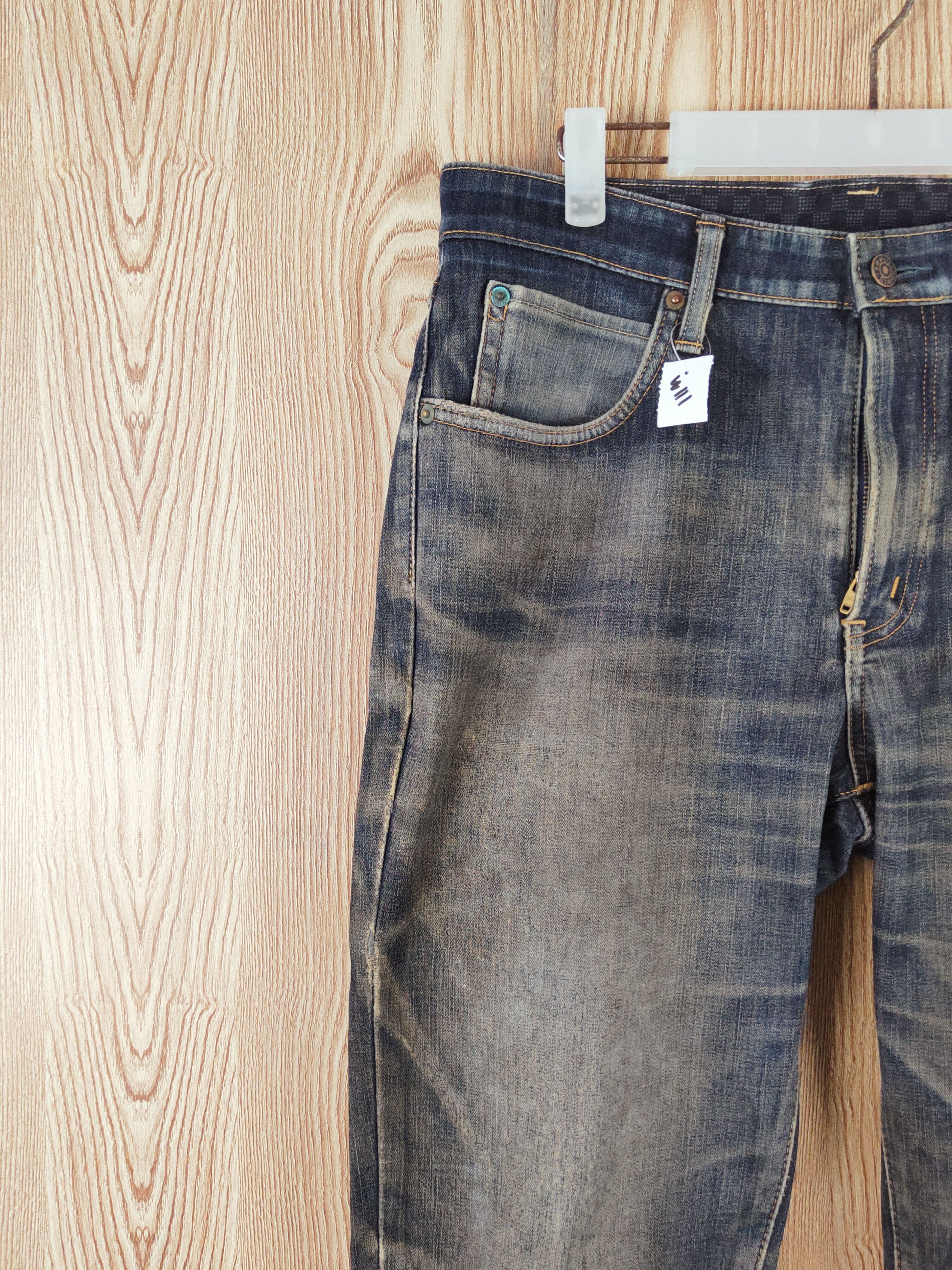 Edwin Edwin Blue Faded Distressed Ripped Jeans#W 111 Size US 32 / EU 48 - 3 Thumbnail
