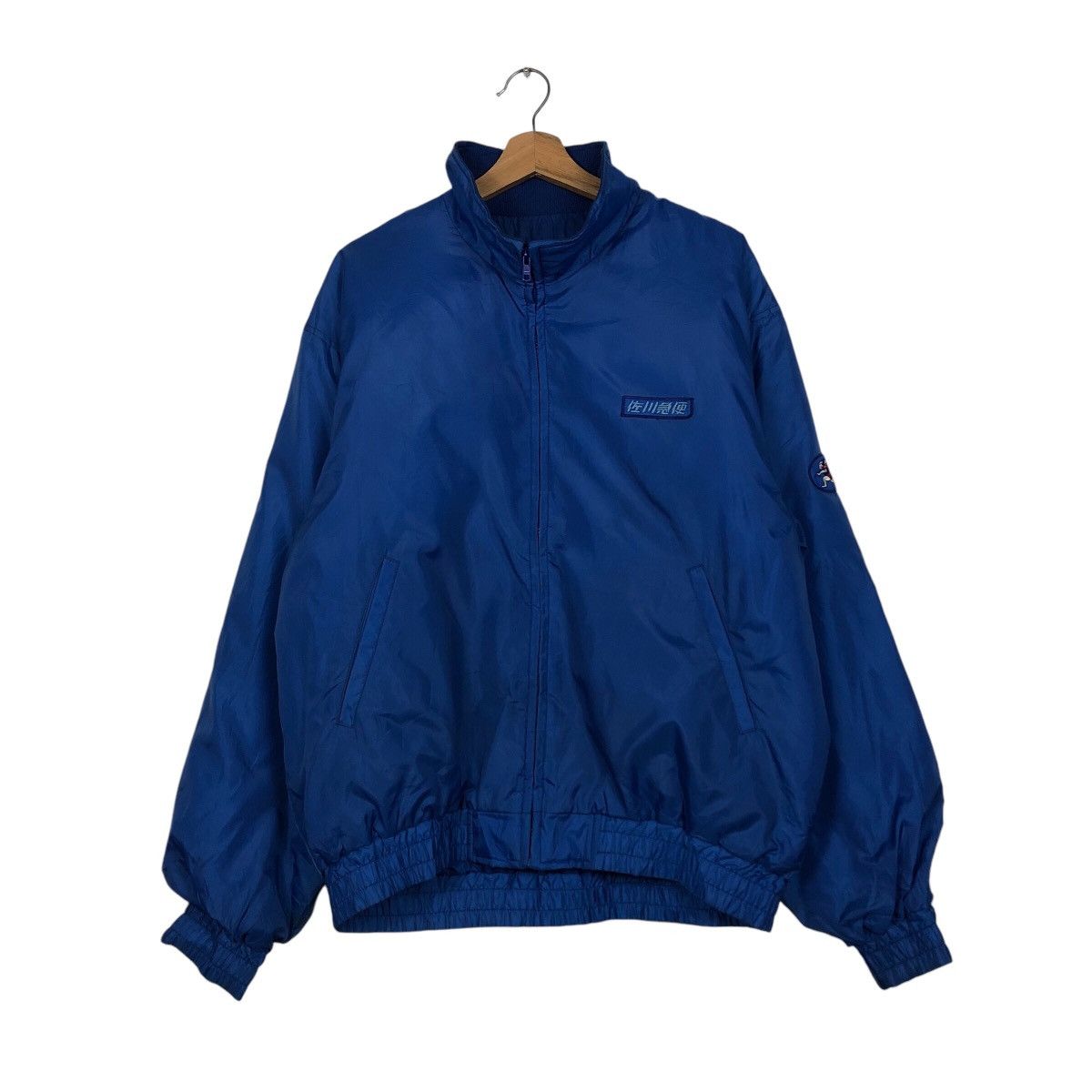 Japanese Brand × Vintage 📌Vintage Bomber Jacket Biker Sagawa Descente Japan Size US XXL / EU 58 / 5 - 2 Thumbnail
