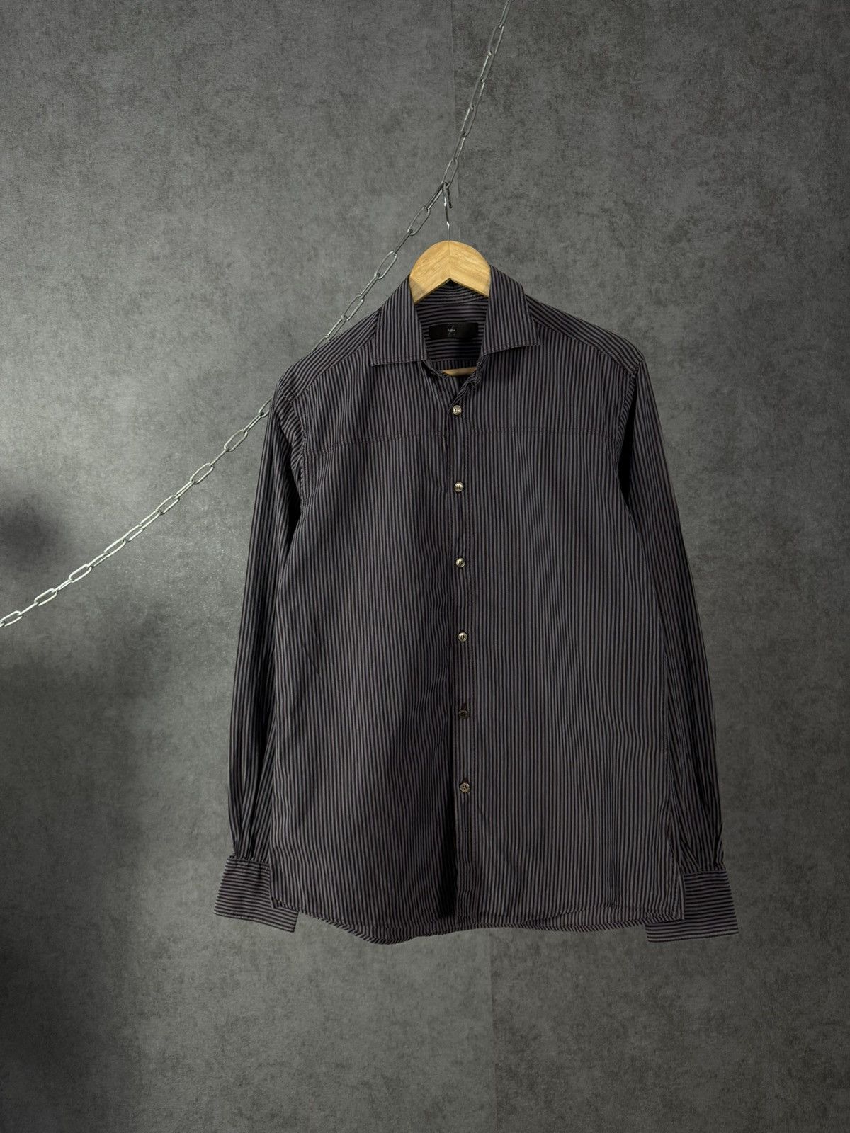 Z Zegna luxury designer striped shirt