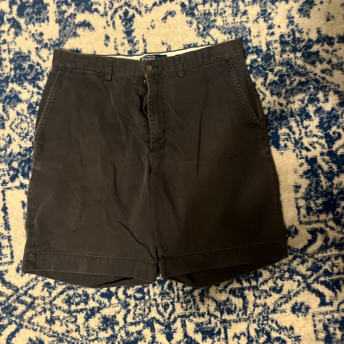 Polo Ralph Lauren Vintage Polo Ralph Lauren Prospect Chino Shorts Gray 34 Size US 34 / EU 50 - 1 Thumbnail