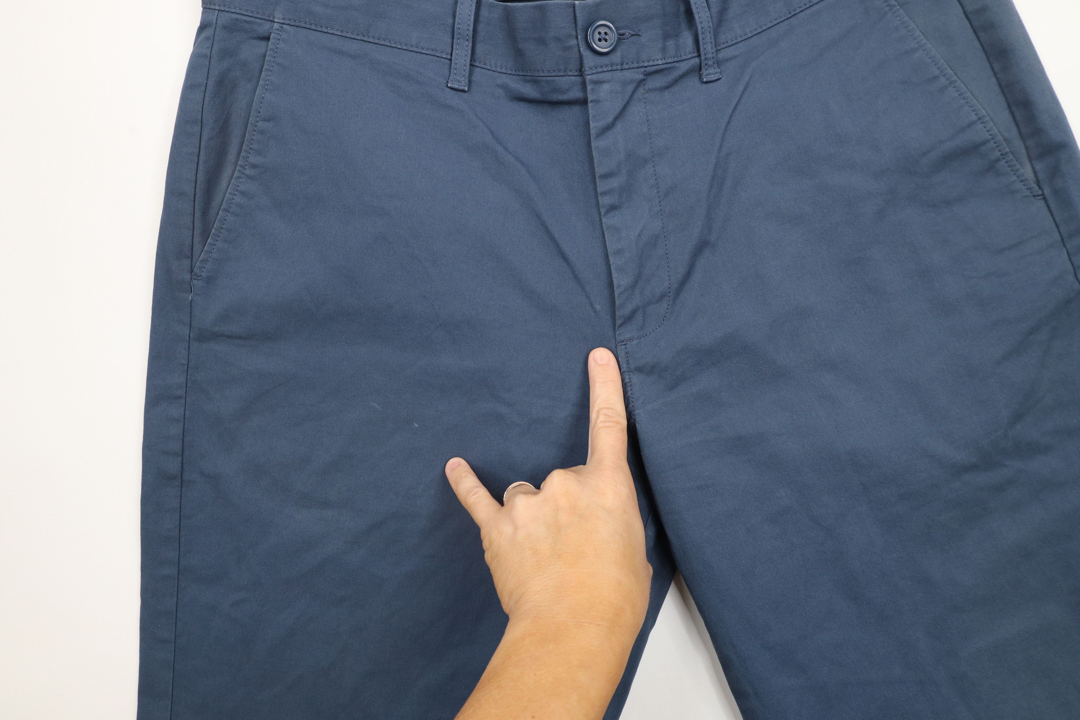 J.Crew × Vintage J Crew Flex Sutton Straight Leg Chinos Chino Pants Blue Size US 34 / EU 50 - 5 Thumbnail