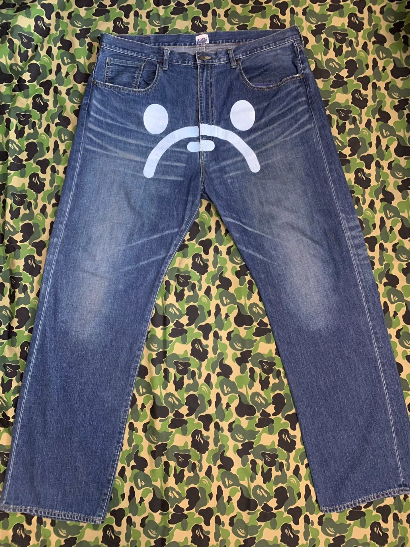 Bape Bape Retro Denim Denim Jeans XXL Men Size US 38 / EU 54 - 1 Thumbnail