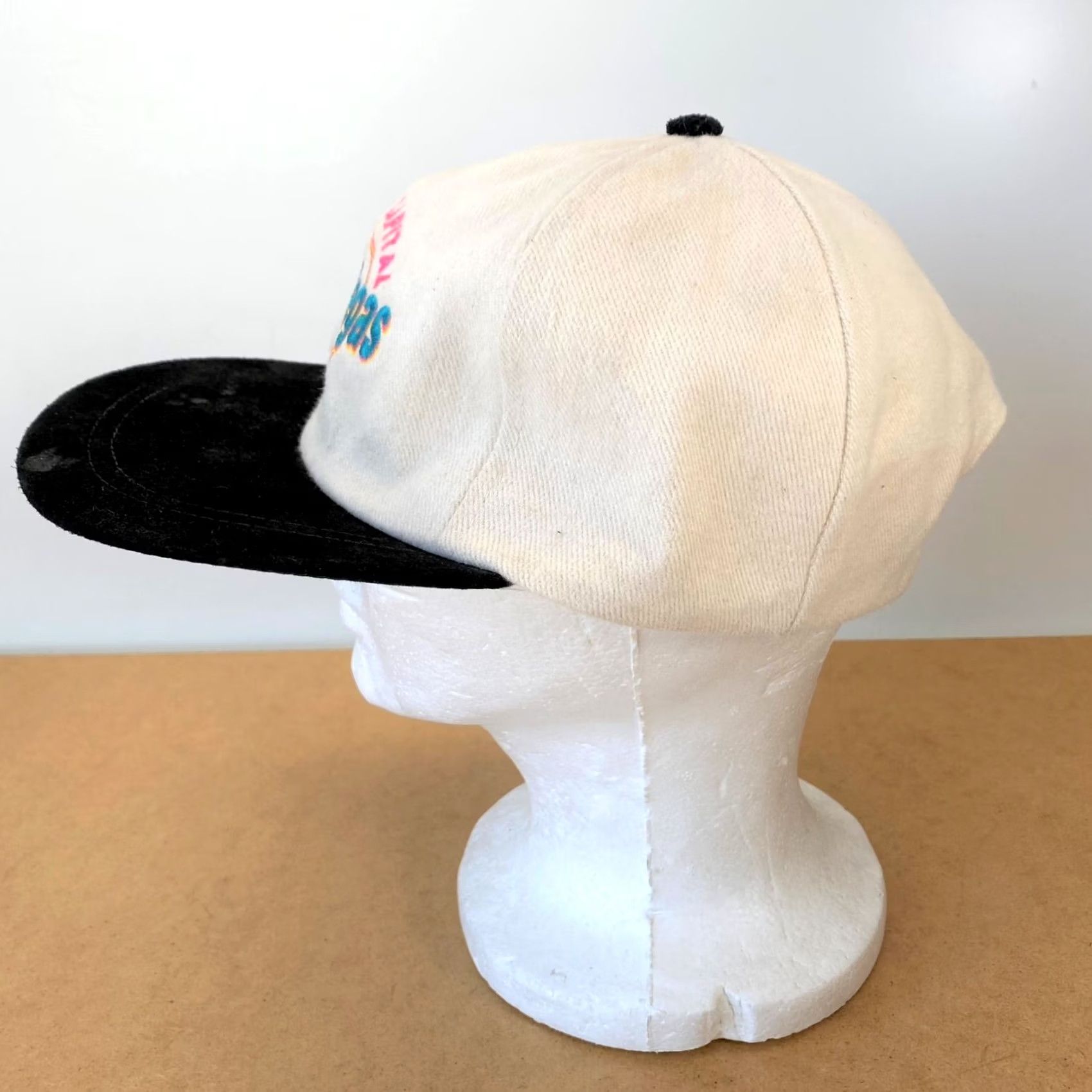 Vintage VINTAGE Unbranded Beiges Las Vegas 90s Gambling Bassball Cap Strapback Hat Unisex Adults One Size Beige Adjustable TWILL Hat Mens Womens Boys Girls Size ONE SIZE - 3 Thumbnail