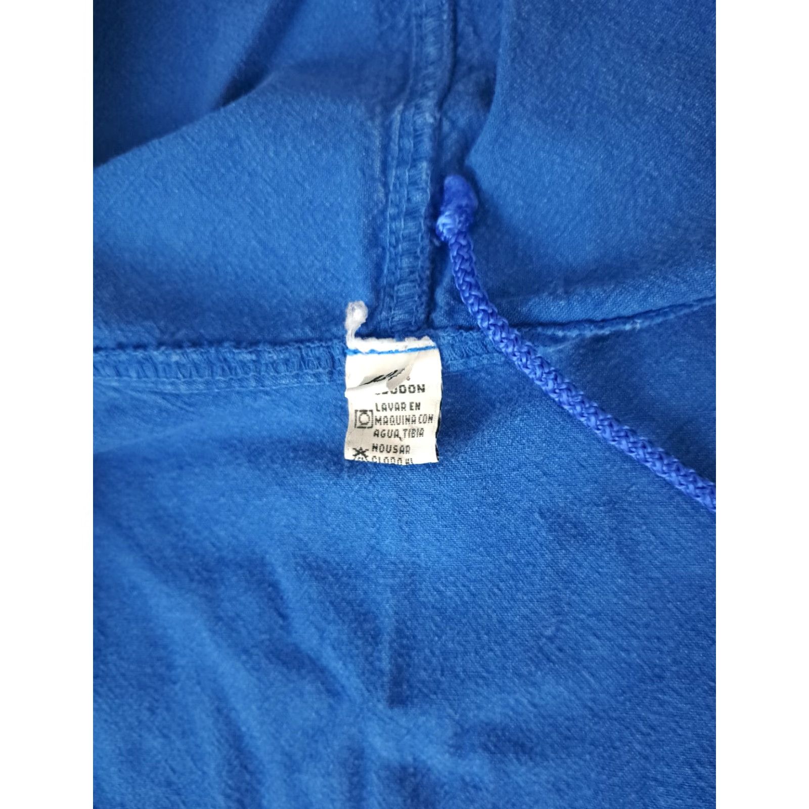 Nautica VINTAGE Canvas Nautical Hoodie Zip Unbranded Unisex Adults Sz 42 Blue Full Zip Beach 26in Long 26in Pit to Pit Mens Womens Size US XL / EU 56 / 4 - 6 Thumbnail