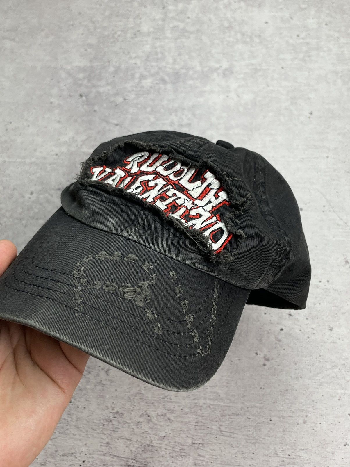 Japanese Brand × Valentino × Vintage Vintage Rudolph Valentino Distressed Style Cap Hat Size ONE SIZE - 5 Thumbnail