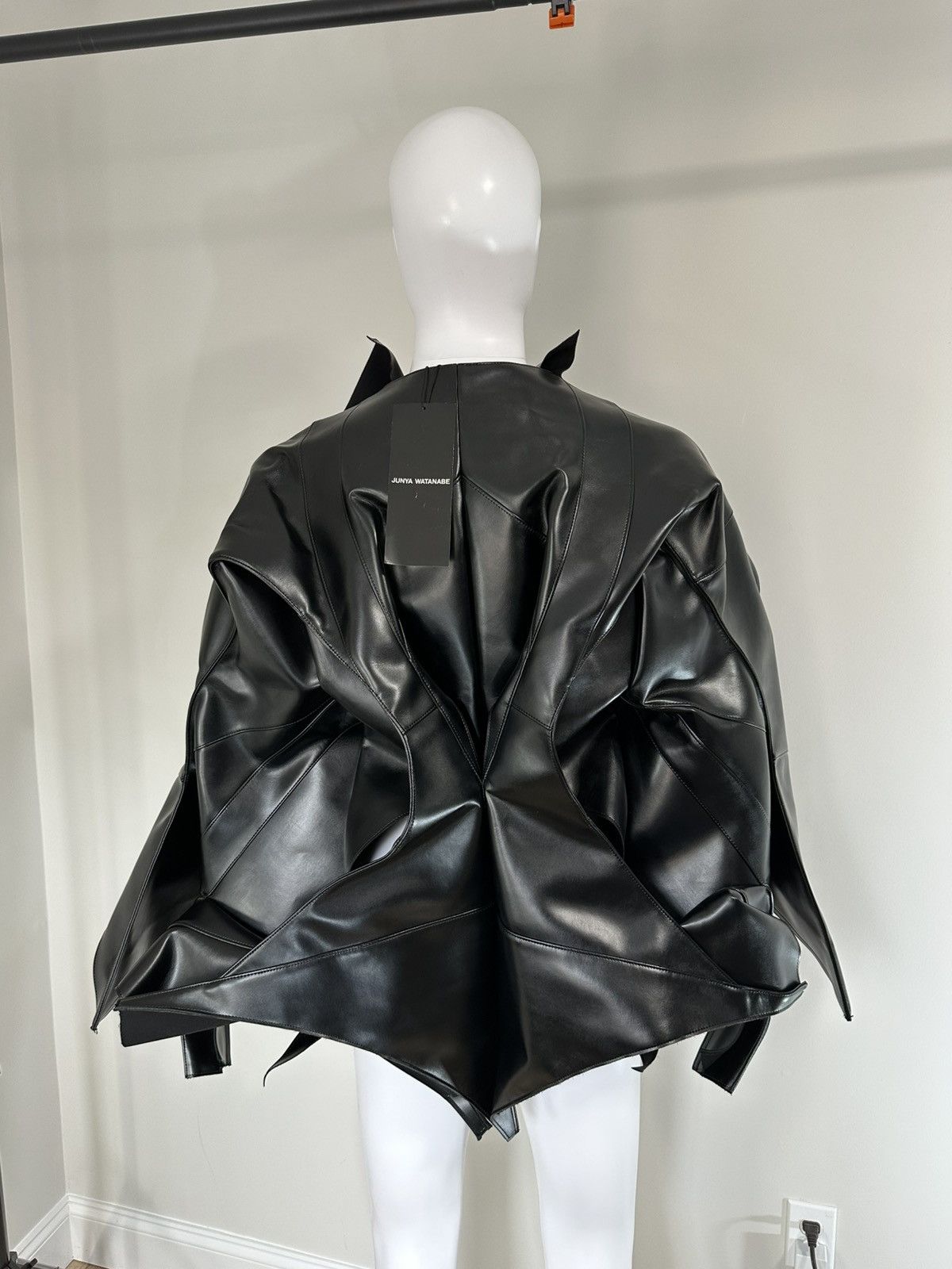 Junya Watanabe JUNYA WATANABE x CDG ASYMMETRICAL BIKER JACKET “BATMAN” 🦇 Size US S / EU 44-46 / 1 - 9 Thumbnail