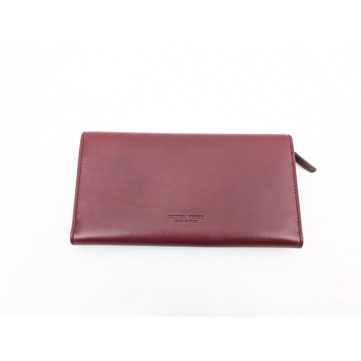 Bottega Veneta o1rshd1 Size: OS / French Calf Nappa Wallet in Bordeaux/Gold Size ONE SIZE - 1 Thumbnail
