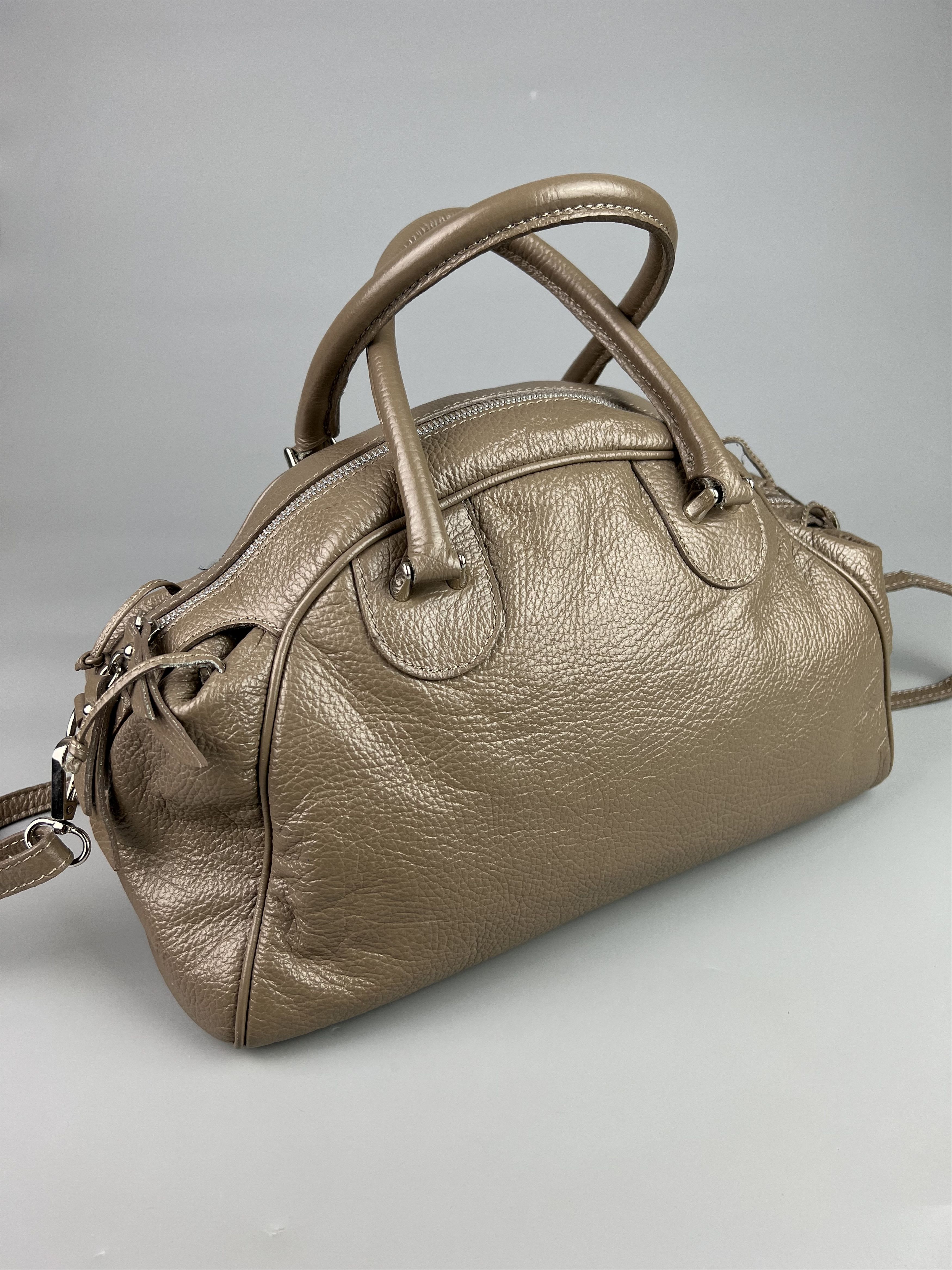 Leather Colonys Brown Leather Shoulder Bag Made in Italy Size ONE SIZE - 2 Thumbnail