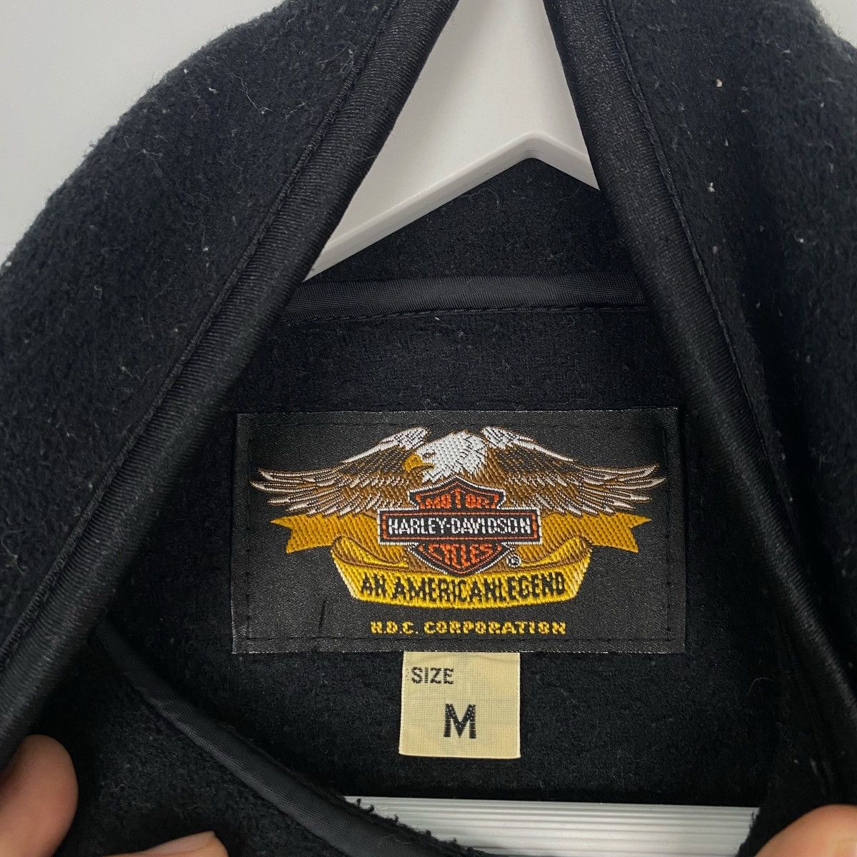 Other Vintage Harley Davidson Plain Fleece Full Zip Sweater Black Size US M / EU 48-50 / 2 - 4 Thumbnail