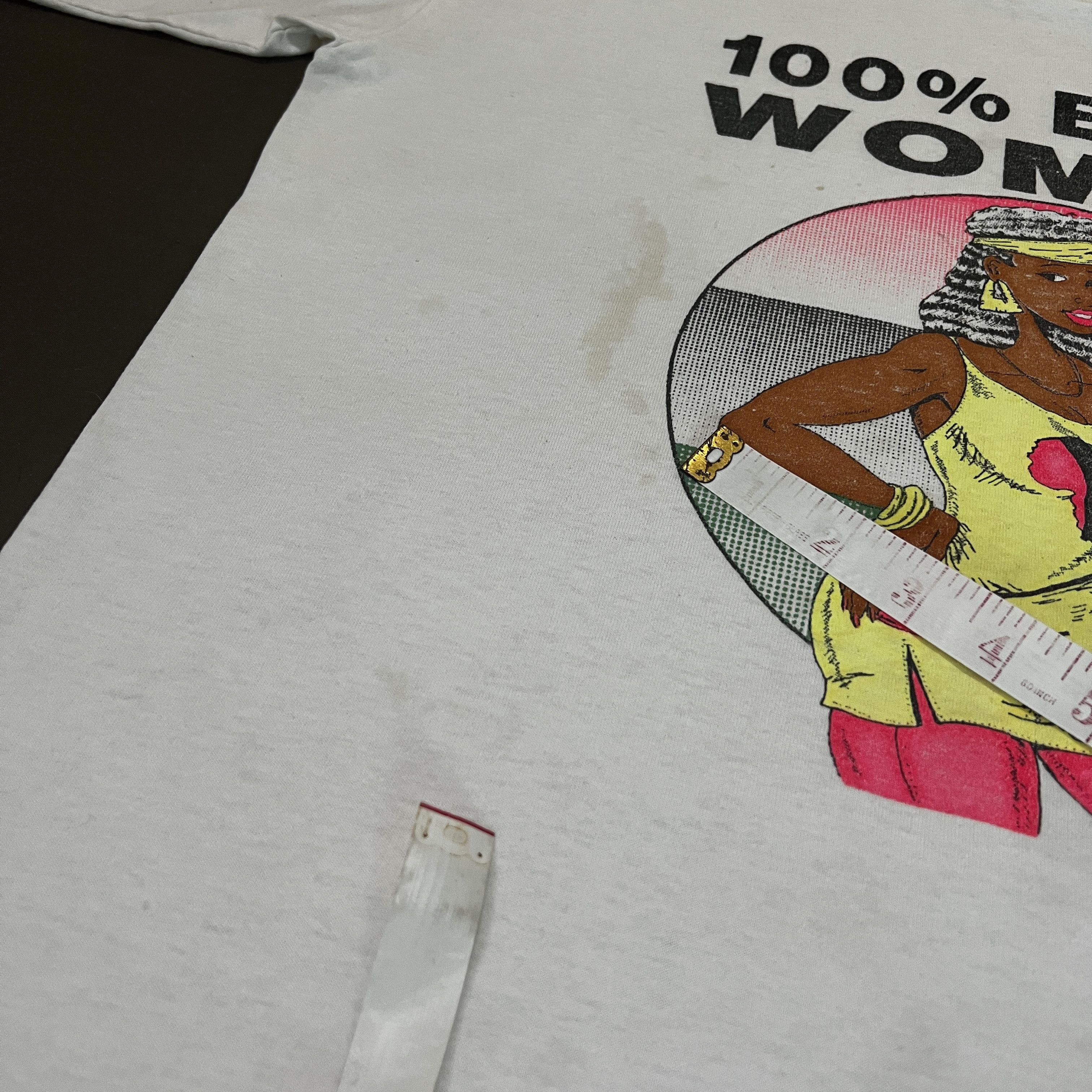 Rap Tees Vintage 90s Beautiful black woman Promo Tee Faded Size US L / EU 52-54 / 3 - 7 Thumbnail