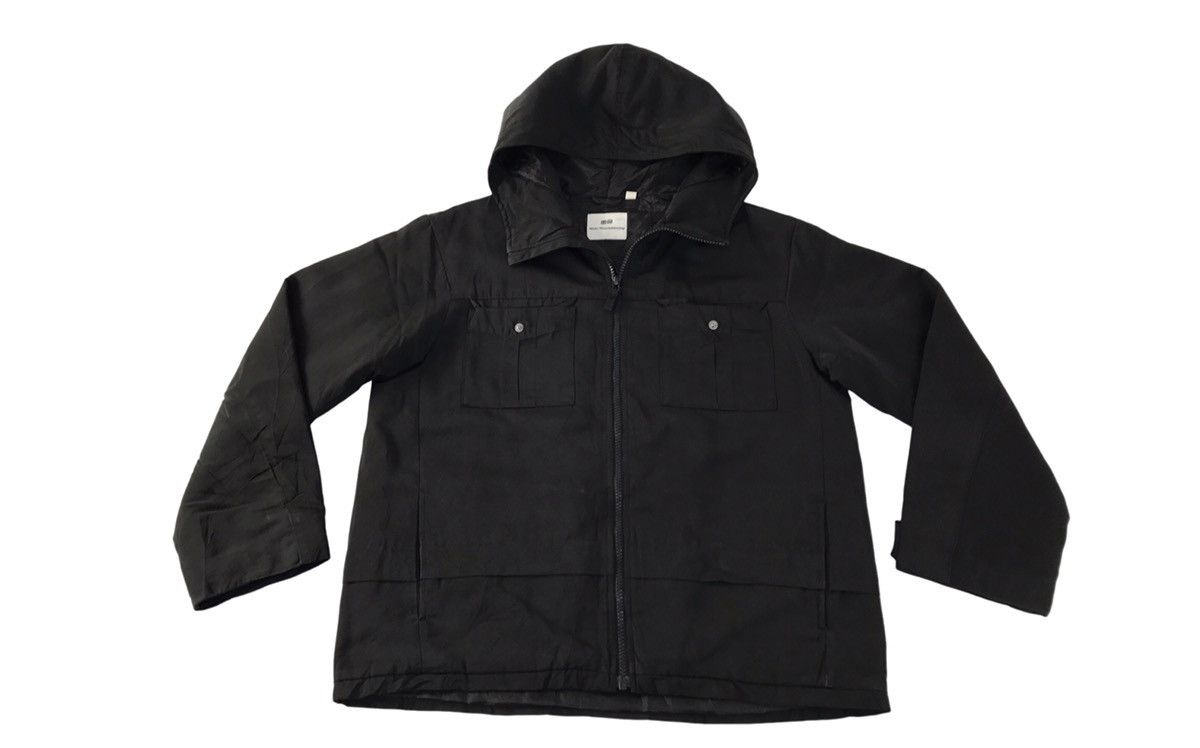 Image of Hype Uniqlo White Mountaineering Hooded Jacket Outdoor Wear in Black, Men's (Size XS)