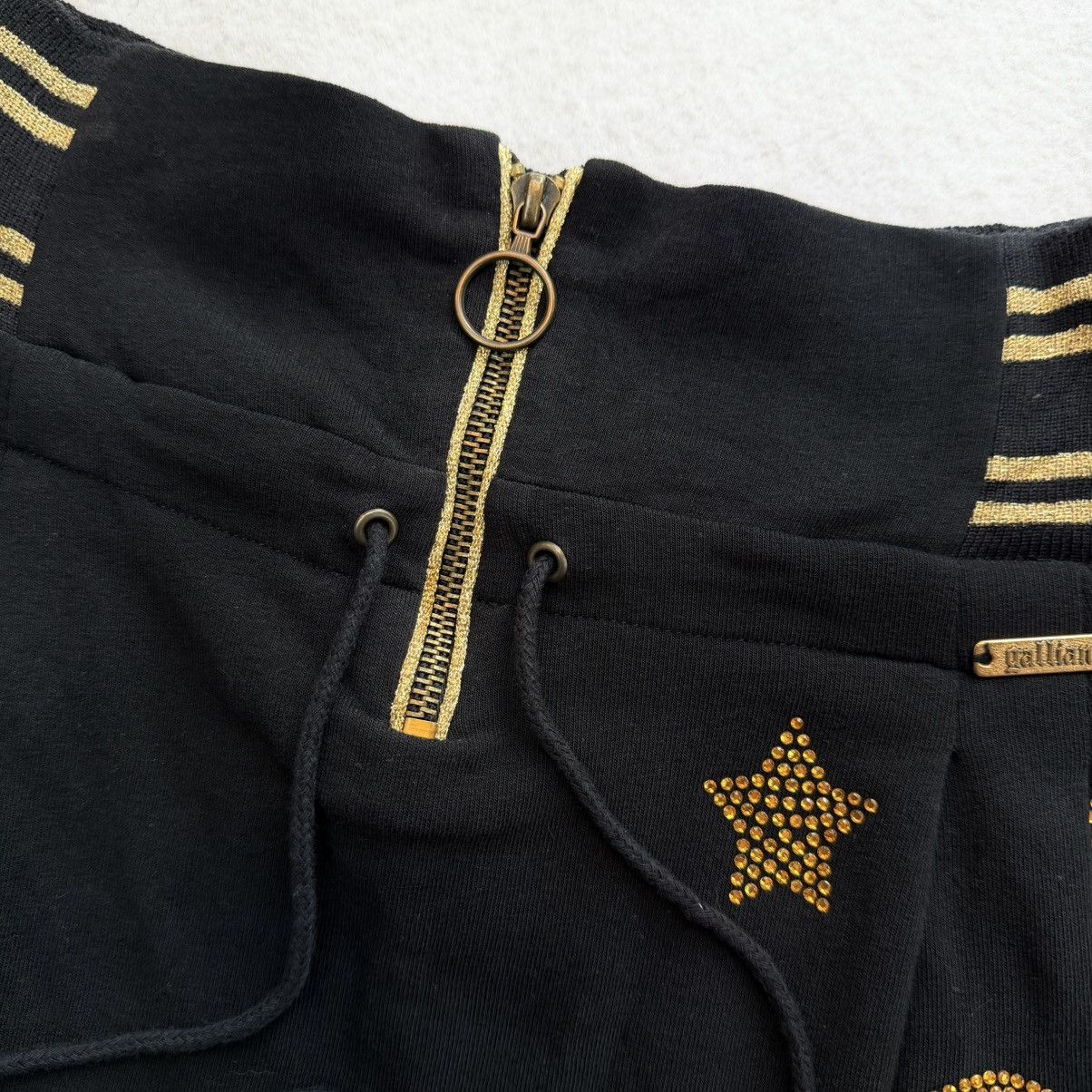 John Galliano 2000s John Galliano Rhinestone Celestial Mini Skirt Size 28" / US 6 / IT 42 - 3 Thumbnail