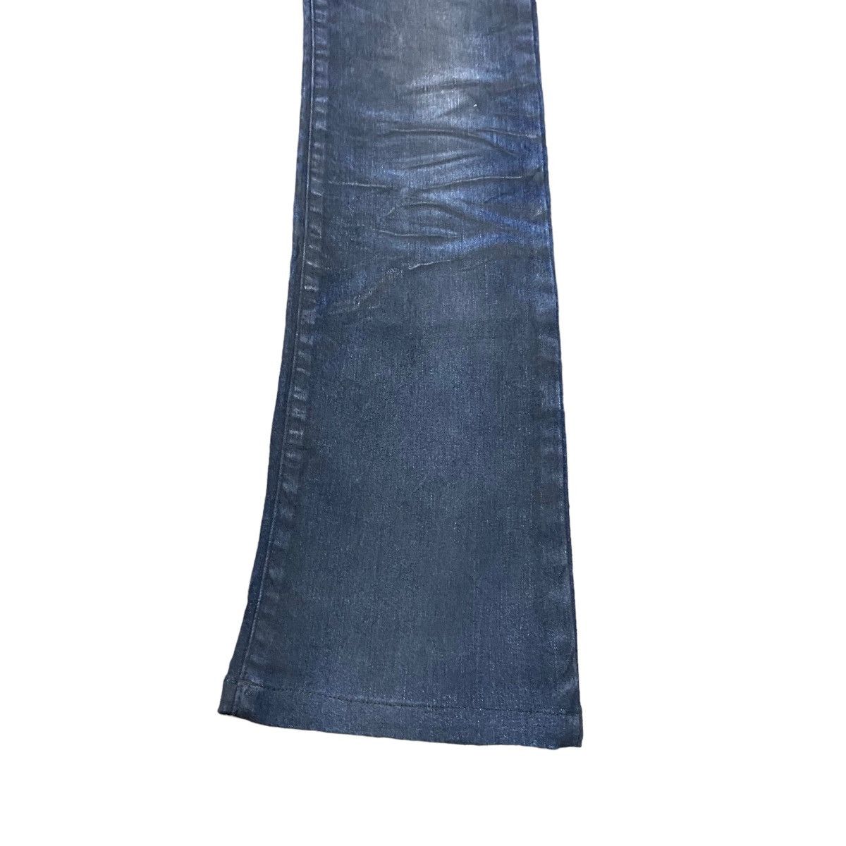 Tornado Mart Tornado Mart Coated Denim Flare Pants Size US 30 / EU 46 - 8 Thumbnail
