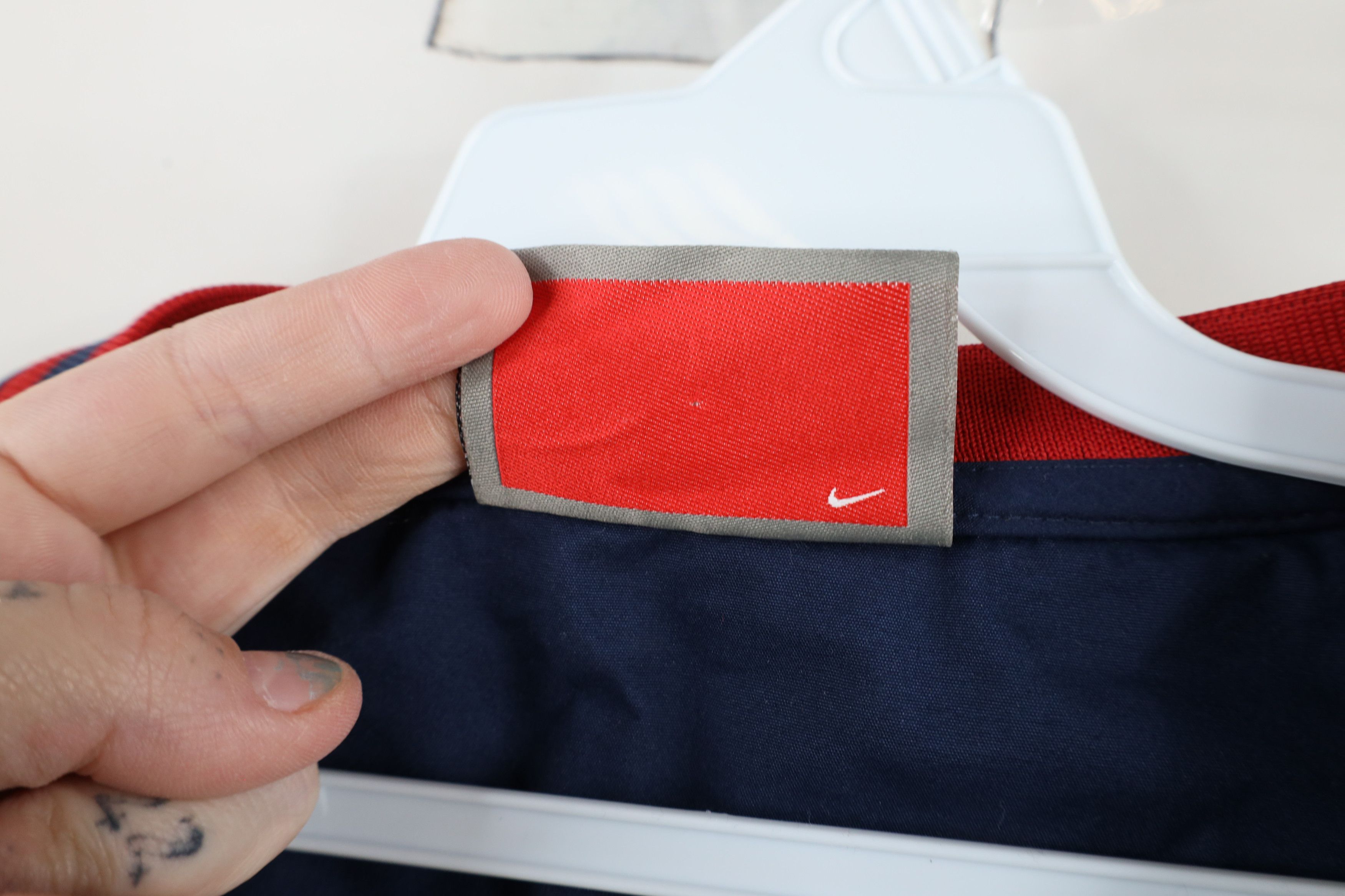 Nike × Vintage Vintage Nike Wahoo Cleveland Indians Windbreaker Jacket Size US XL / EU 56 / 4 - 9 Thumbnail