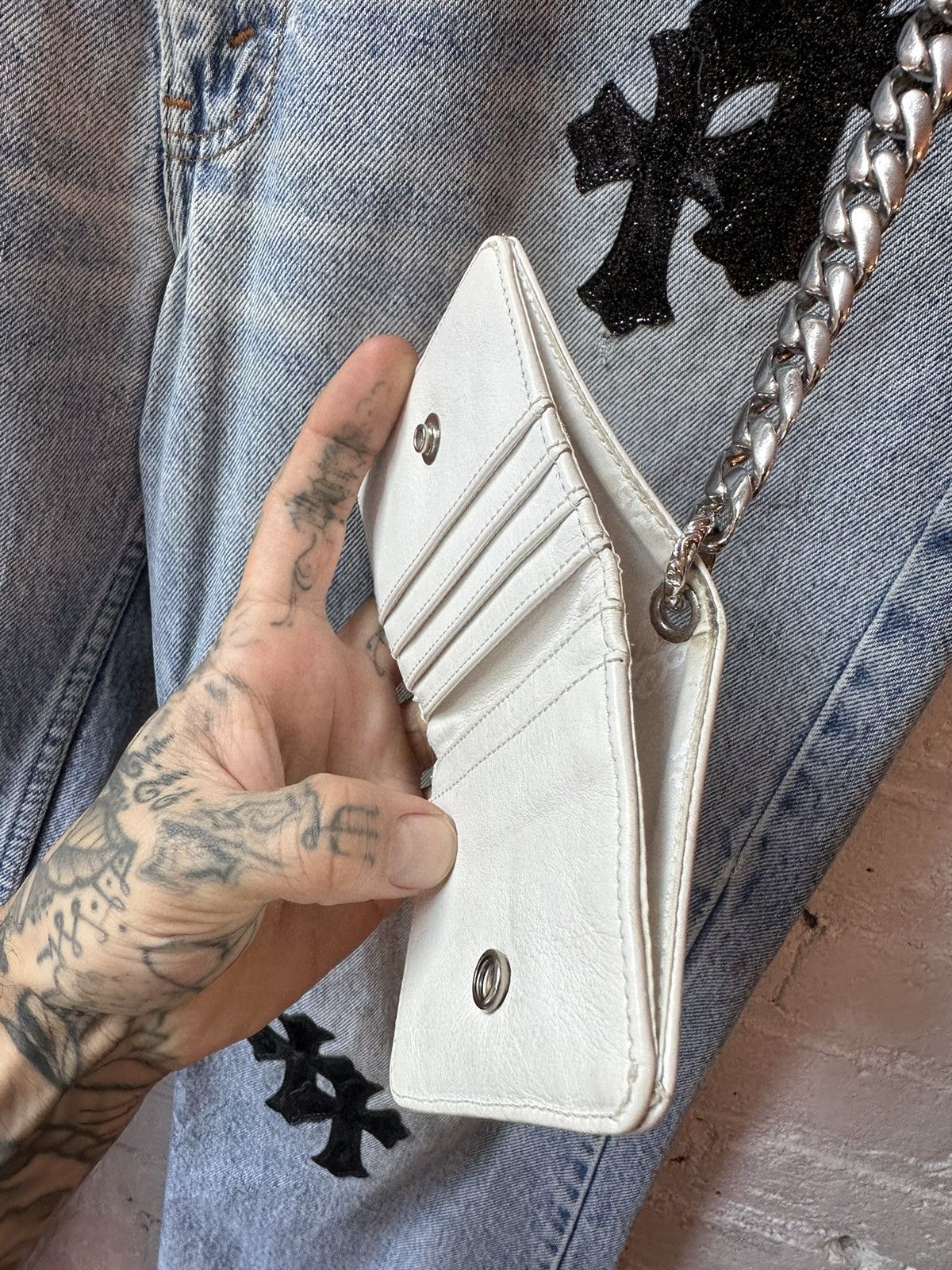 Chrome Hearts CHROME HEARTS CROSS WALLET & WALLET CHAIN Size ONE SIZE - 11 Thumbnail